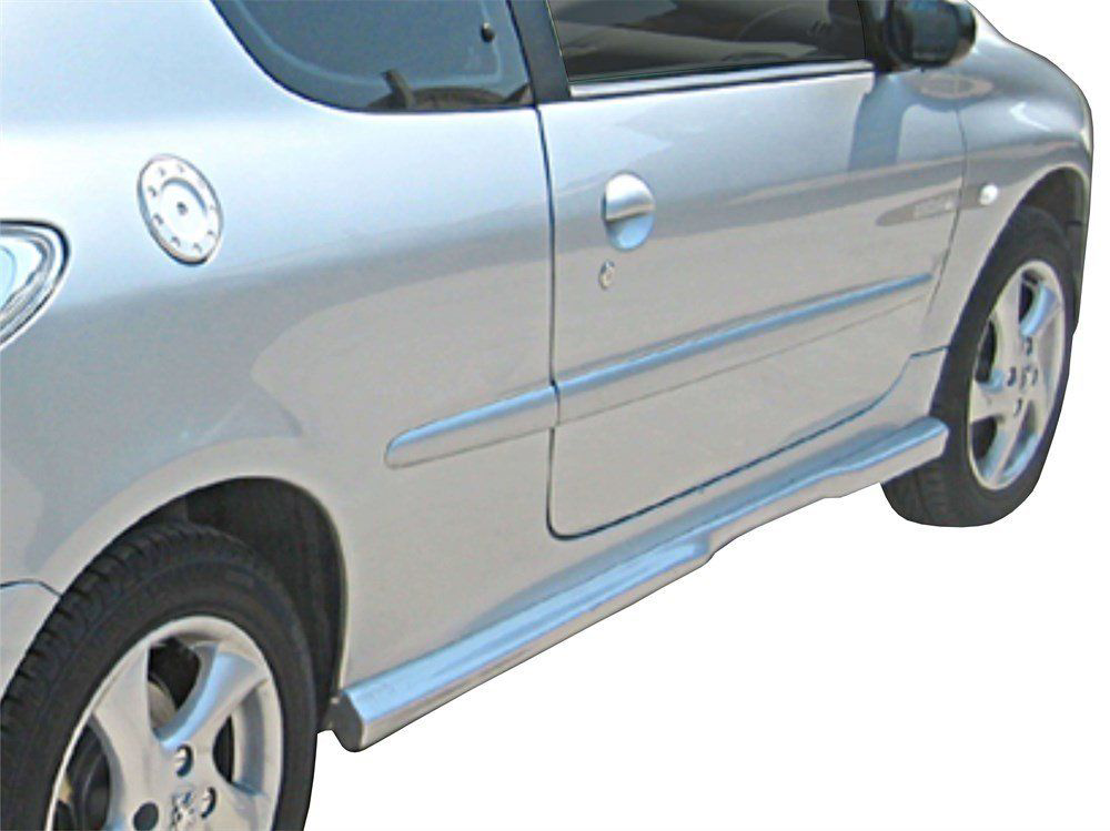 Peugeot 206 Uyumlu Marşpiyel 2 Parça Fiber 1998-2012