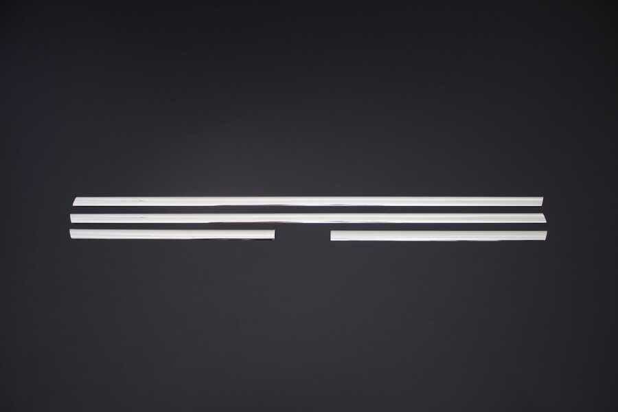 Peugeot 207 Uyumlu Krom Cam Çıtası 4 Parça 2006-2012 Arası