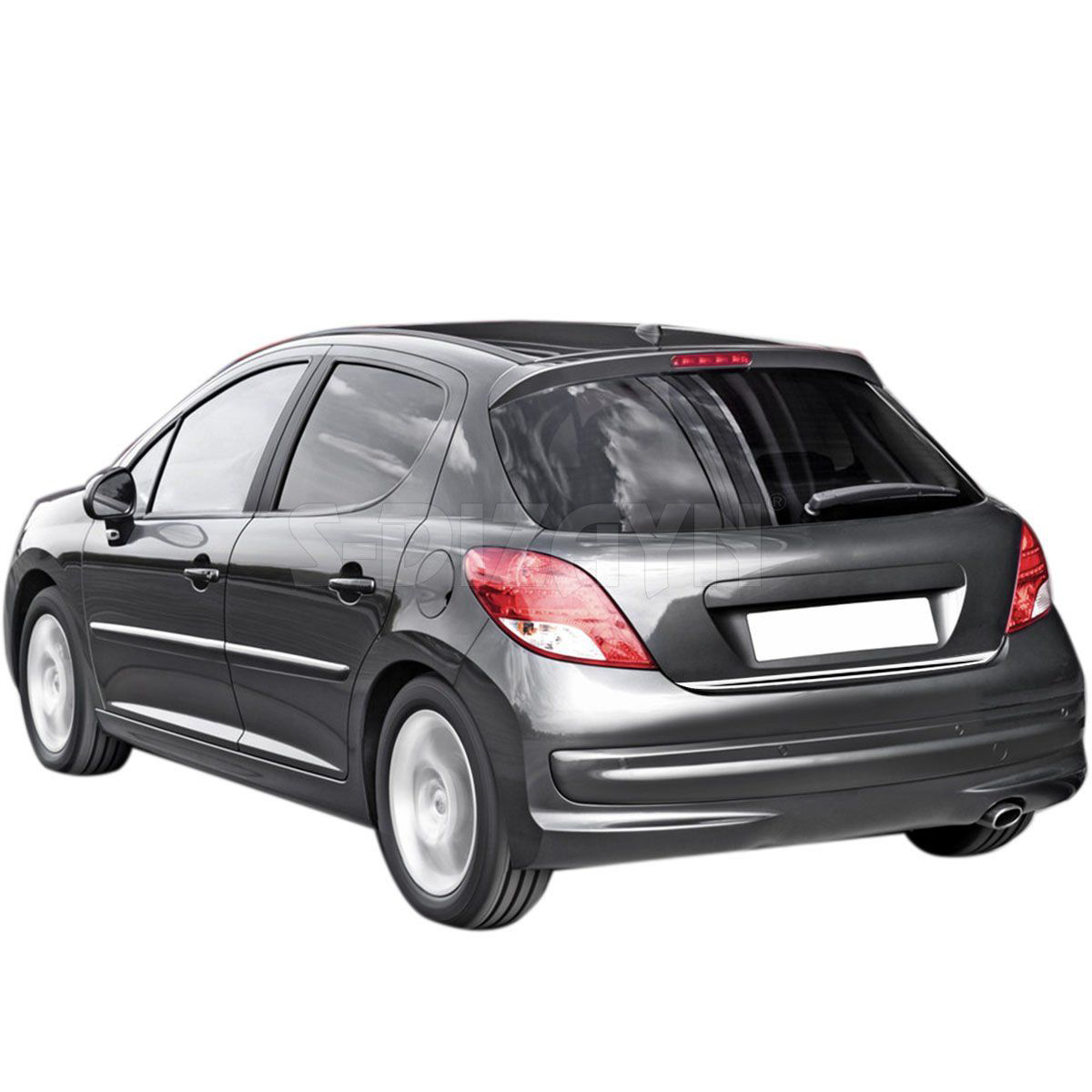 Peugeot 207 Uyumlu Krom Bagaj Alt Çıta 2006-2012 Peugeot 207 Uyumlu Krom Bagaj Alt Çıta 2006-2012