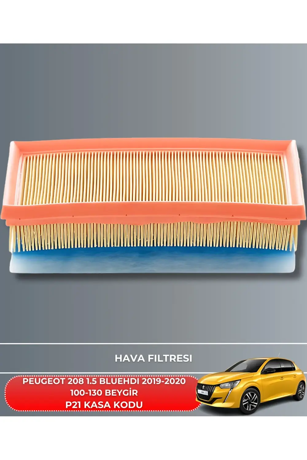 PEUGEOT 208 1.5 BLUEHDI 2019-2020-2021-2022 100-130 BEYGİR FİLTRE