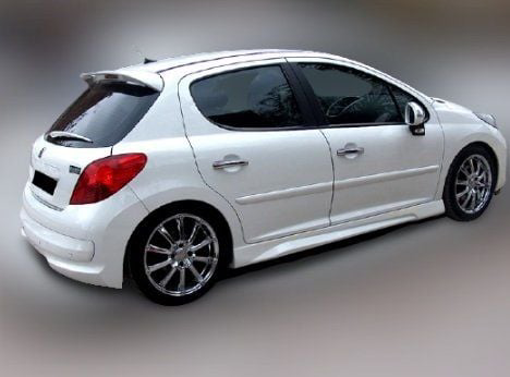 Drs Tuning Peugeot 208 Uyumlu Yan Marşpiyel