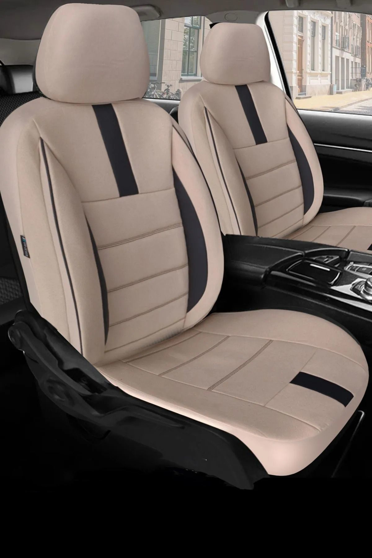 PEUGEOT 3008 2016-Uyumlu Oto Koltuk Kılıfı Mirage Serisi - Bej