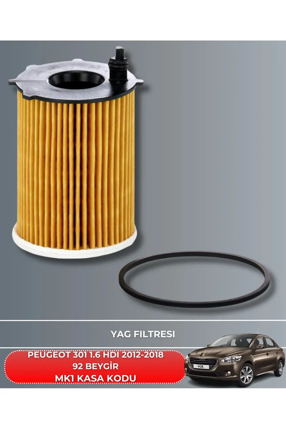 PEUGEOT 301 1.6 HDI 2012-2013-2014-2015-2016-2017-2018 92 BEYGİR