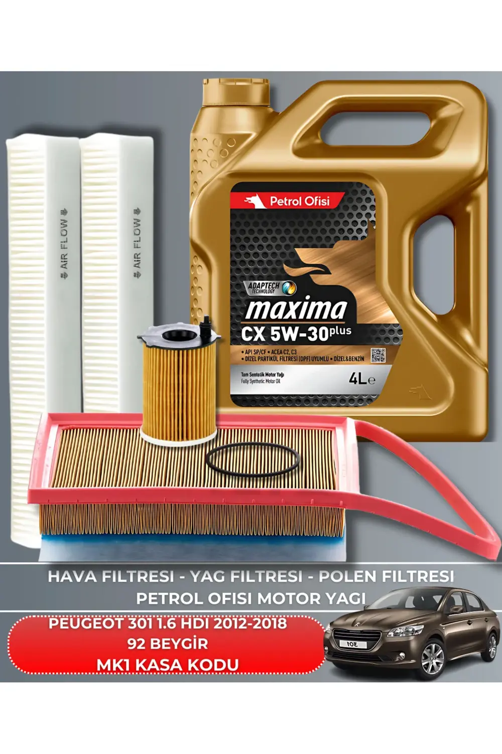 PEUGEOT 301 1.6 HDI 2012-2013-2014-2015-2016-2017-2018 92 BEYGİR