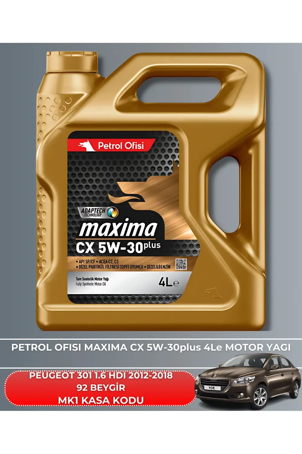 PEUGEOT 301 1.6 HDI 2012-2013-2014-2015-2016-2017-2018 92 BEYGİR