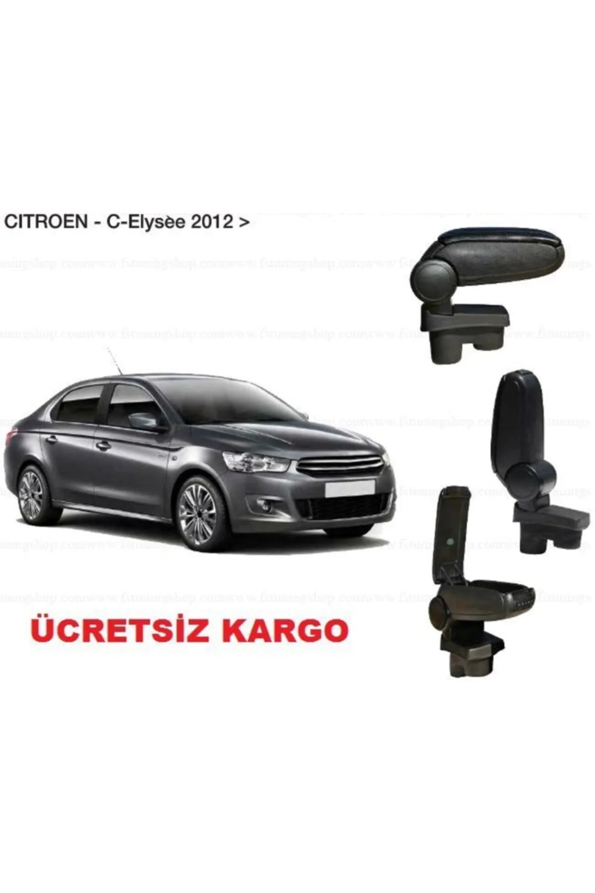 Peugeot 301 2013 Sonrası Siyah Kol Dayama