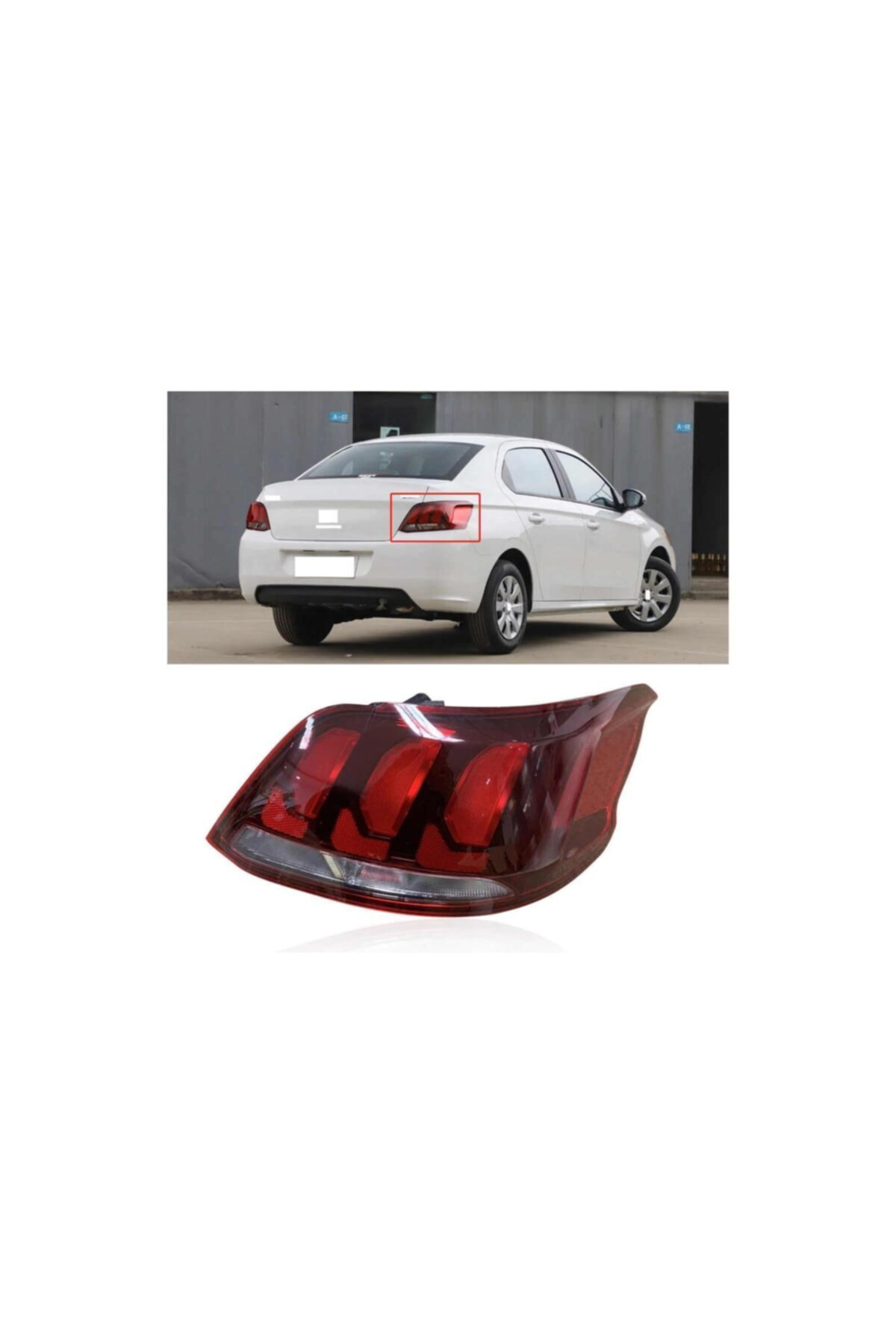 Fesan Peugeot 301 2016-2020 Model Uyumlu Sol Stop Lambasi Duylu