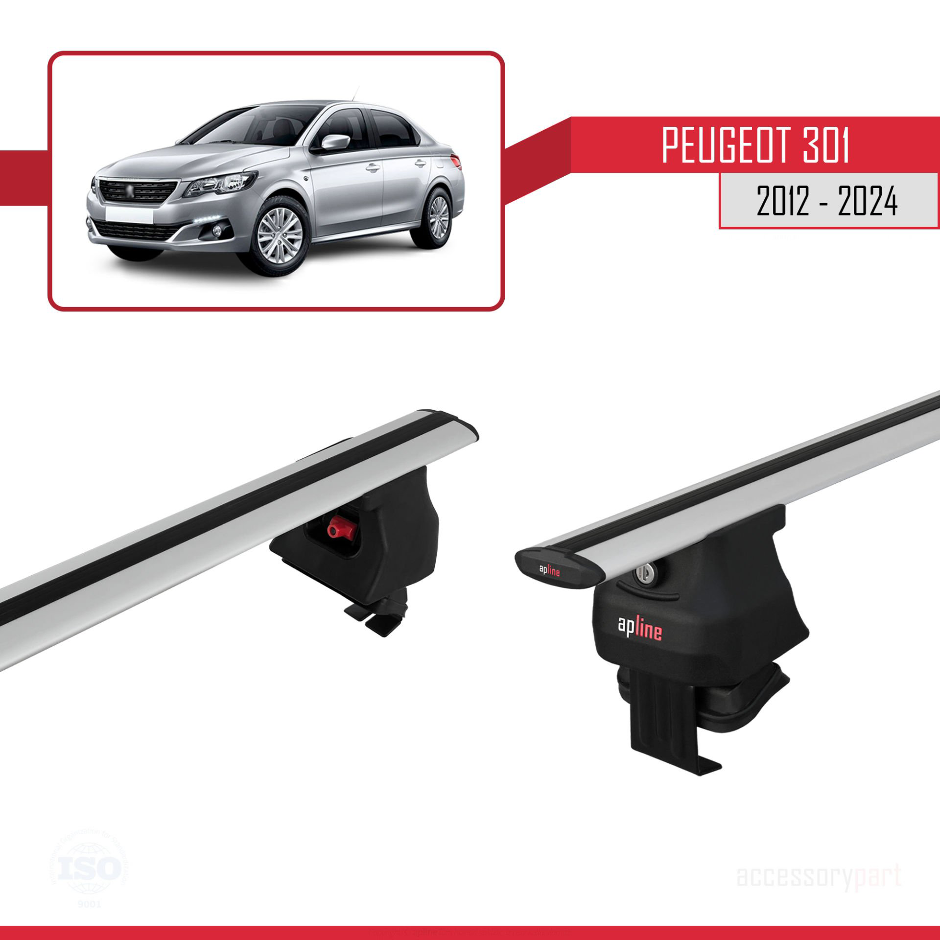 Peugeot 301 2012 ve Sonrası ile uyumlu ACE-4 Ara Atkı Tavan Barı Peugeot 301 2012 ve Sonrası ile uyumlu ACE-4 Ara Atkı Tavan Barı