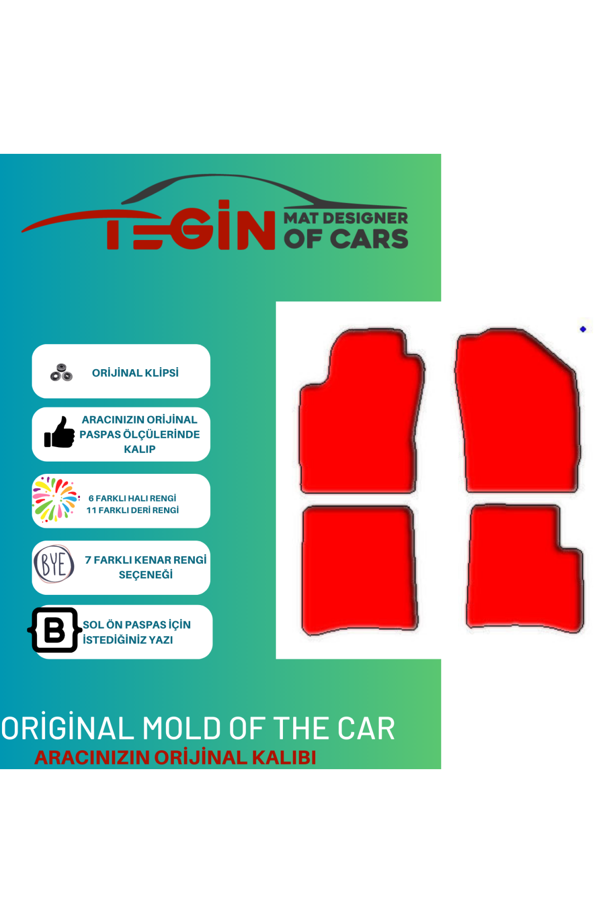 Peugeot 306 1993-2002 -3kapı Prime Siyah Kırmızı Deri Kırmızı Ken