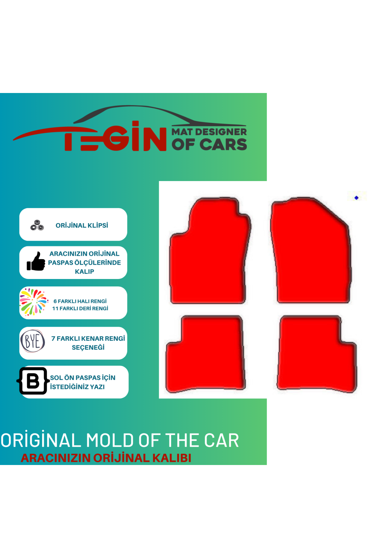 Peugeot 306 1993-2002 -5kapı Prime Siyah Kırmızı Deri Siyah Kenar