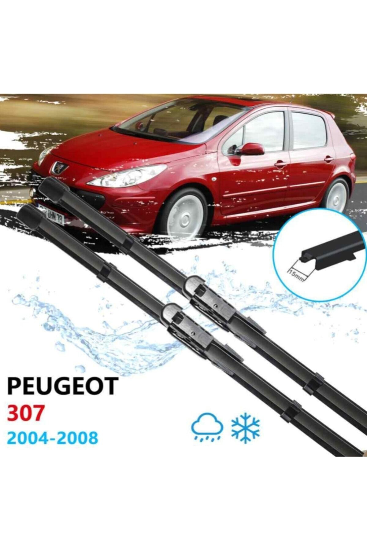 Peugeot 307 Ön Cam Silecek Süpürgesi Takımı 2005-2007 Uyumlu