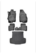 Peugeot 308 2021 Bagaj Havuzu + Siyah 3D Paspas