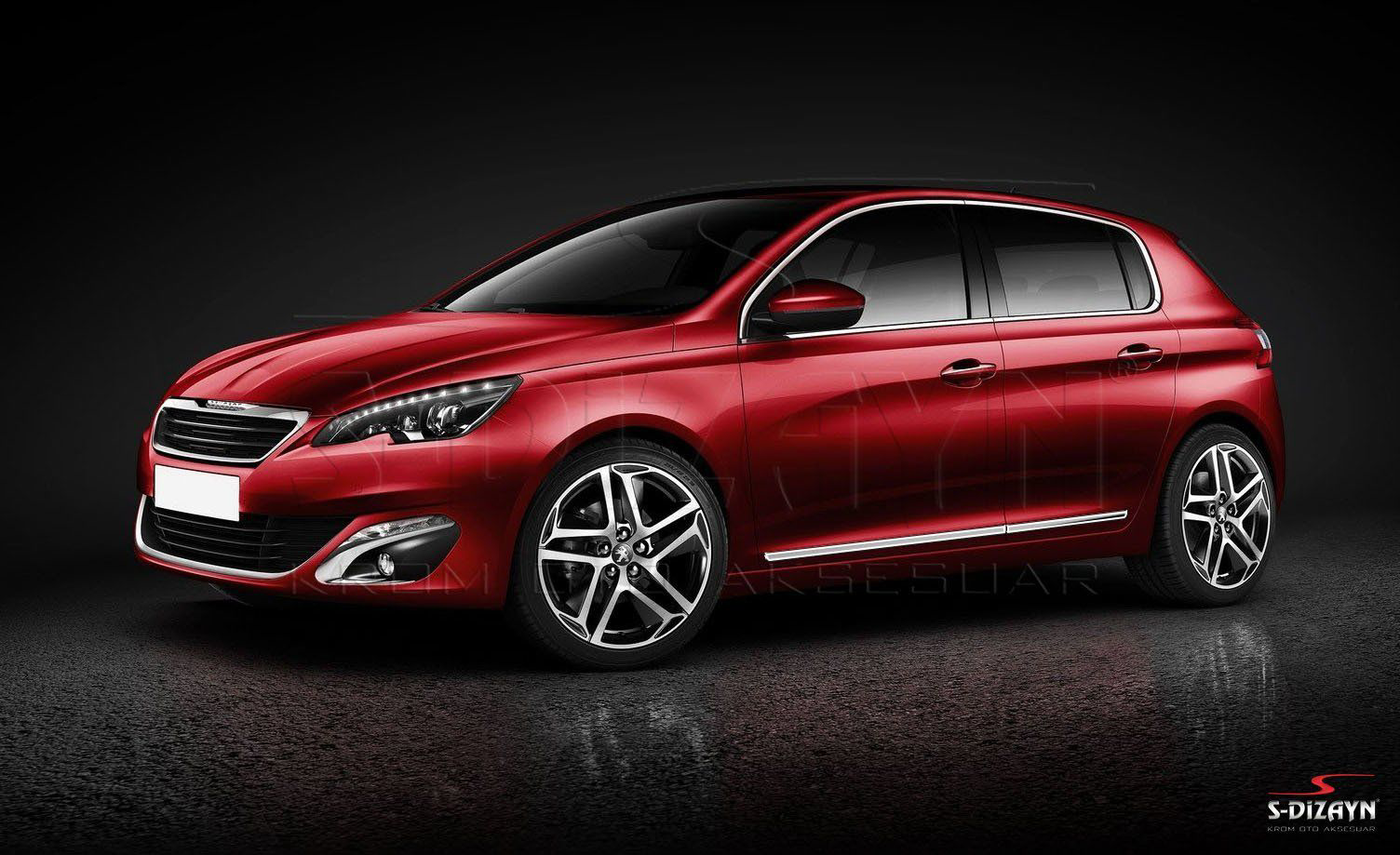 Peugeot 308 Uyumlu Kapı Koruma Çıtası Krom 2014 Üzeri Peugeot 308 Uyumlu Kapı Koruma Çıtası Krom 2014 Üzeri