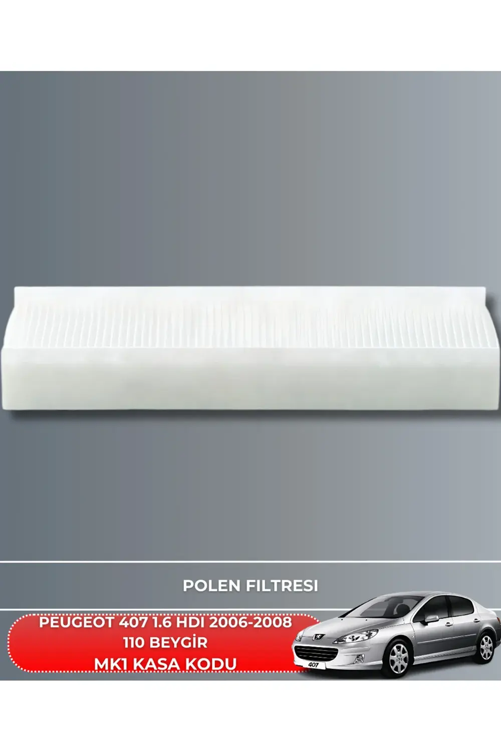 PEUGEOT 407 1.6 HDI 2006-2008 110 BEYGİR FİLTRE - YAG BAKIM SETİ