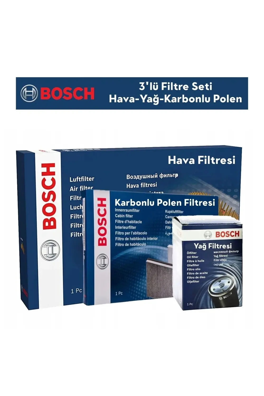 Peugeot 407 1.6 HDİ Kw80 Filtre Bakım Seti 3'Lü 2004-2010