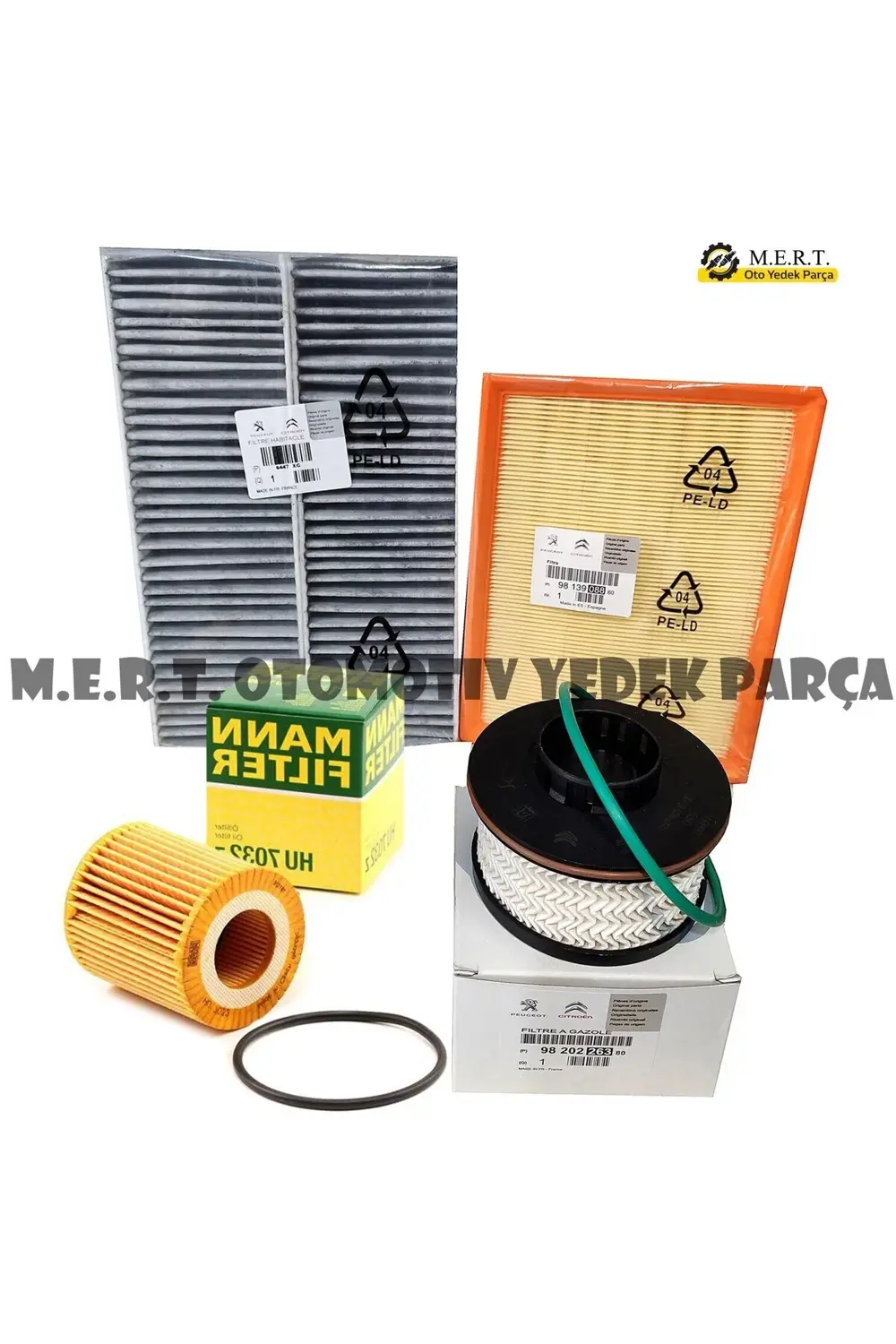 Peugeot 5008 1.5 Bluehdi Filtre Bakım Seti (2019-2022) İTHAL