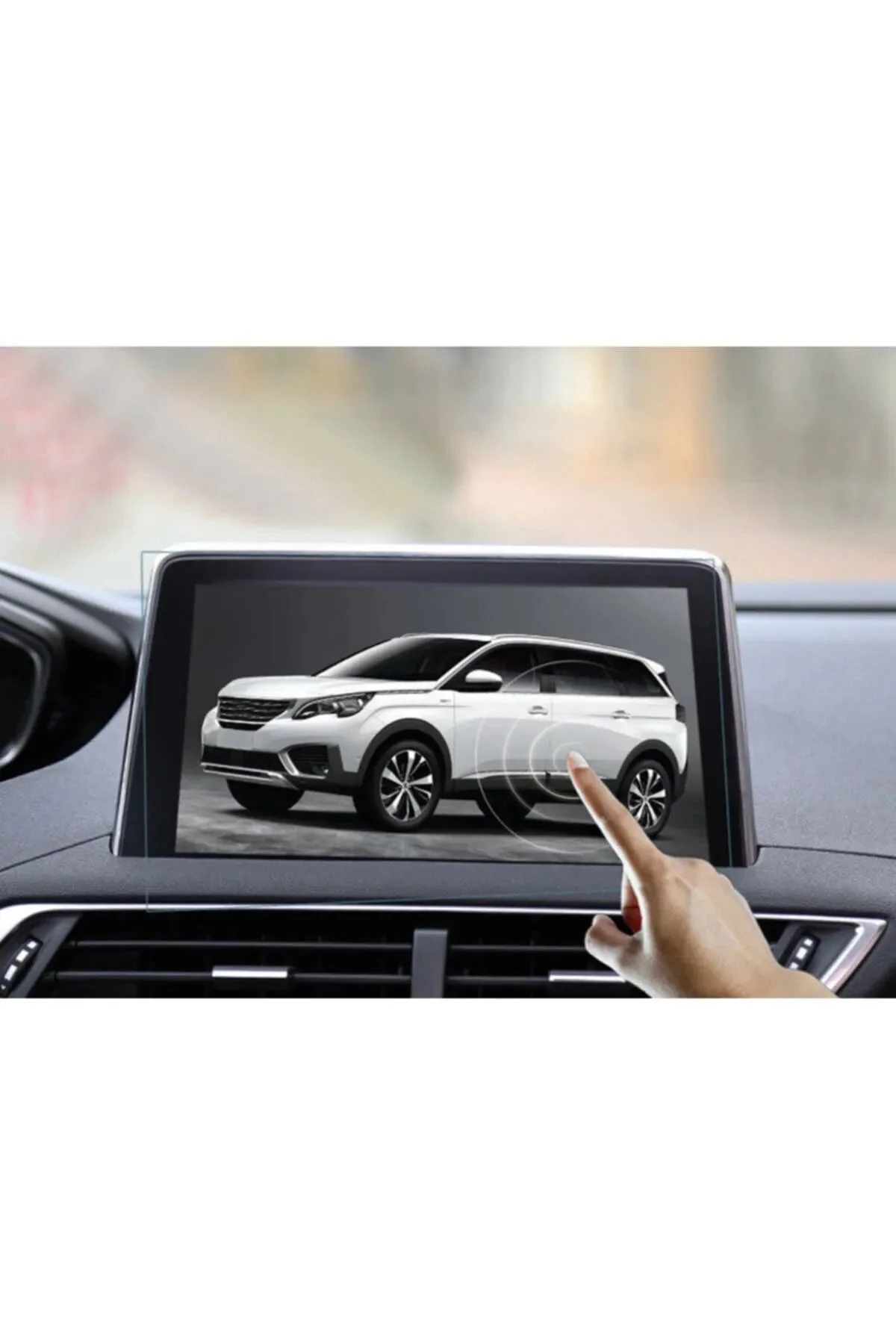 Peugeot 5008 2016-2020 Navigasyon Temperli Ekran Koruyucu