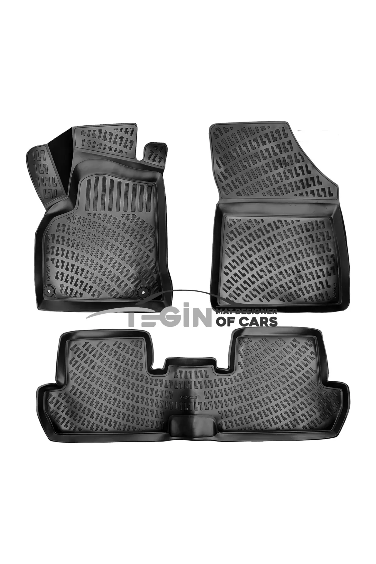 Peugeot 5008 Crossover 2011 Bagaj Havuzu + Siyah 3D Paspas