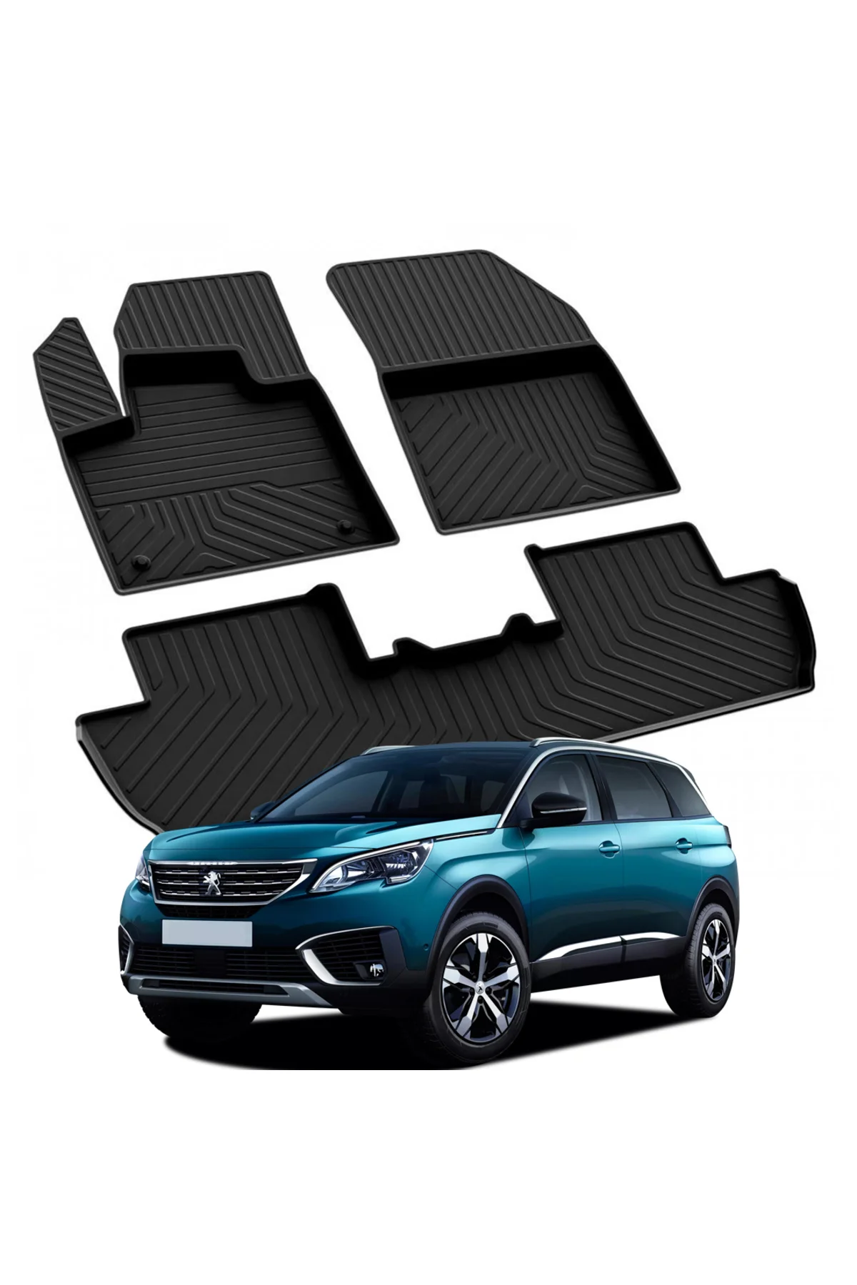 PEUGEOT 5008 GT-LINE 2017-2024 Model Yılları İçin Uyumlu Yeo 4D Havuzlu Paspas Takımı Fiyatı, Yorumları ve Özellikleri
