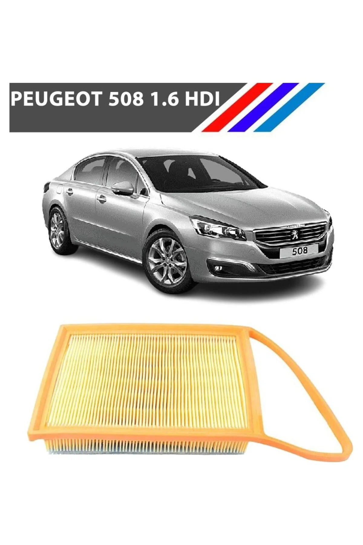 Peugeot 508 1.6 Dizel Yağ Bakım Seti + Ineo MDC 5w-30 Partiküllü (MAZOT FILTRESİ HARİÇ )