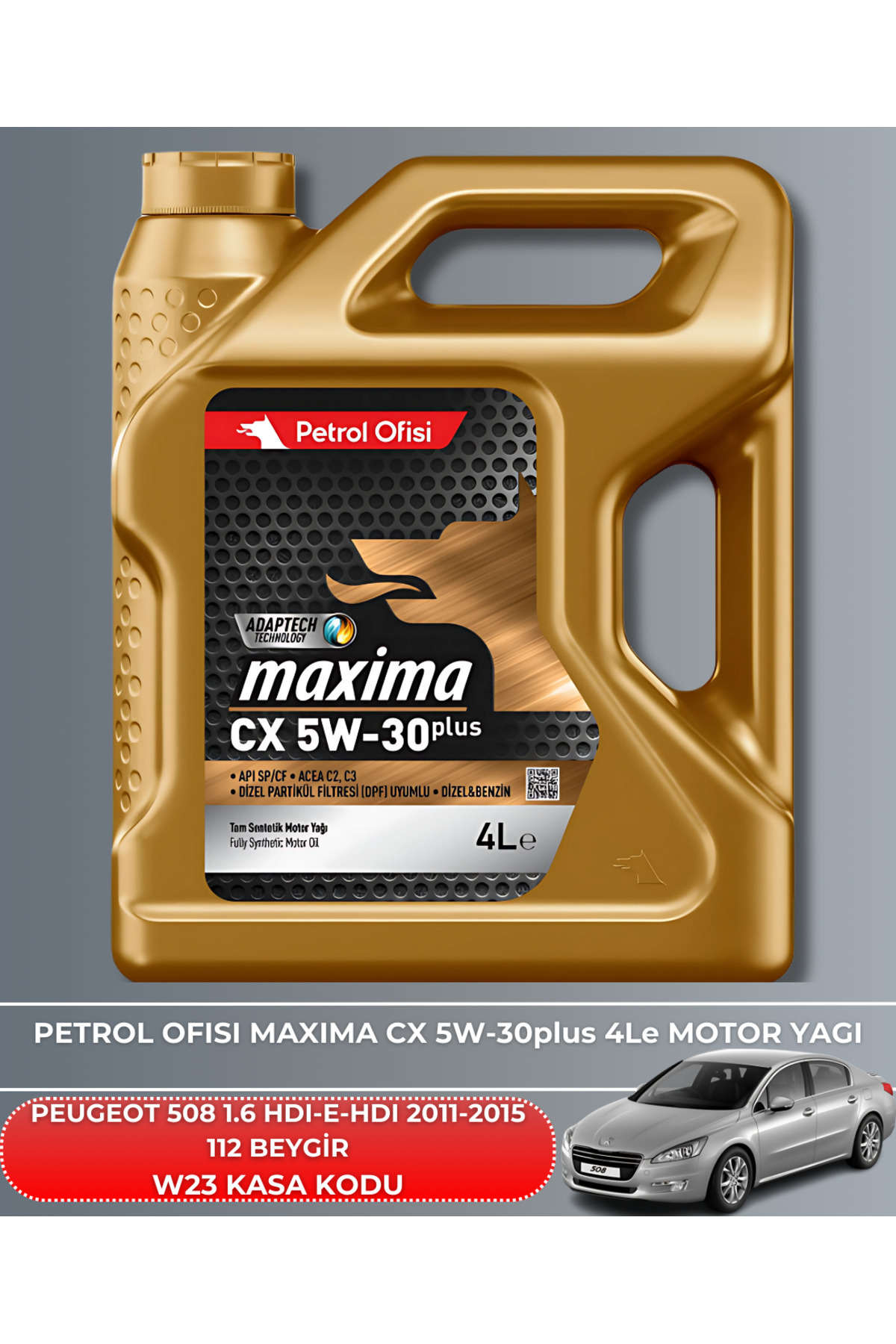 PEUGEOT 508 1.6 HDI - E-HDI 2011-2012-2013-2014-2015 112-115 BEYG