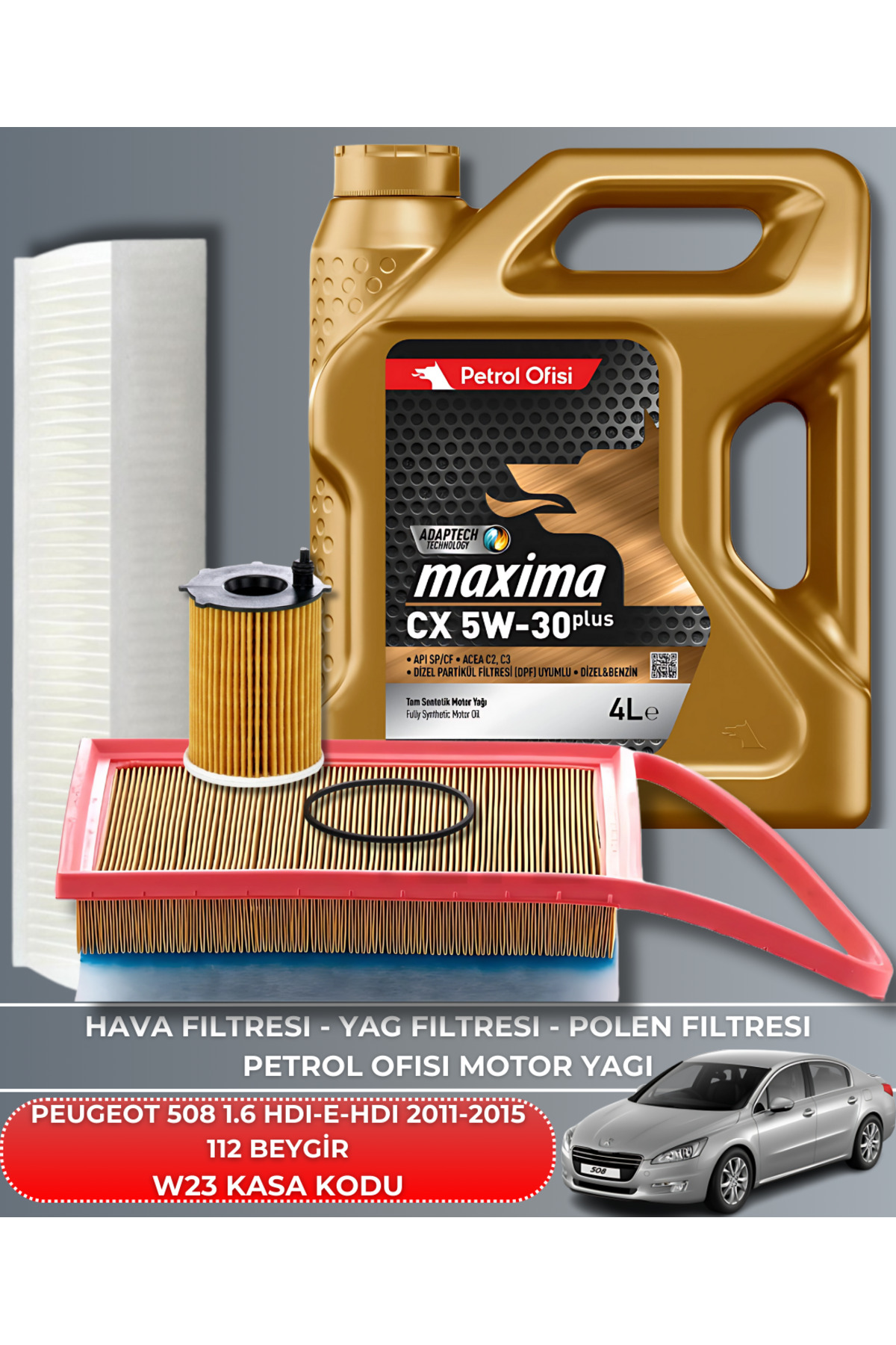 PEUGEOT 508 1.6 HDI - E-HDI 2011-2012-2013-2014-2015 112-115 BEYG