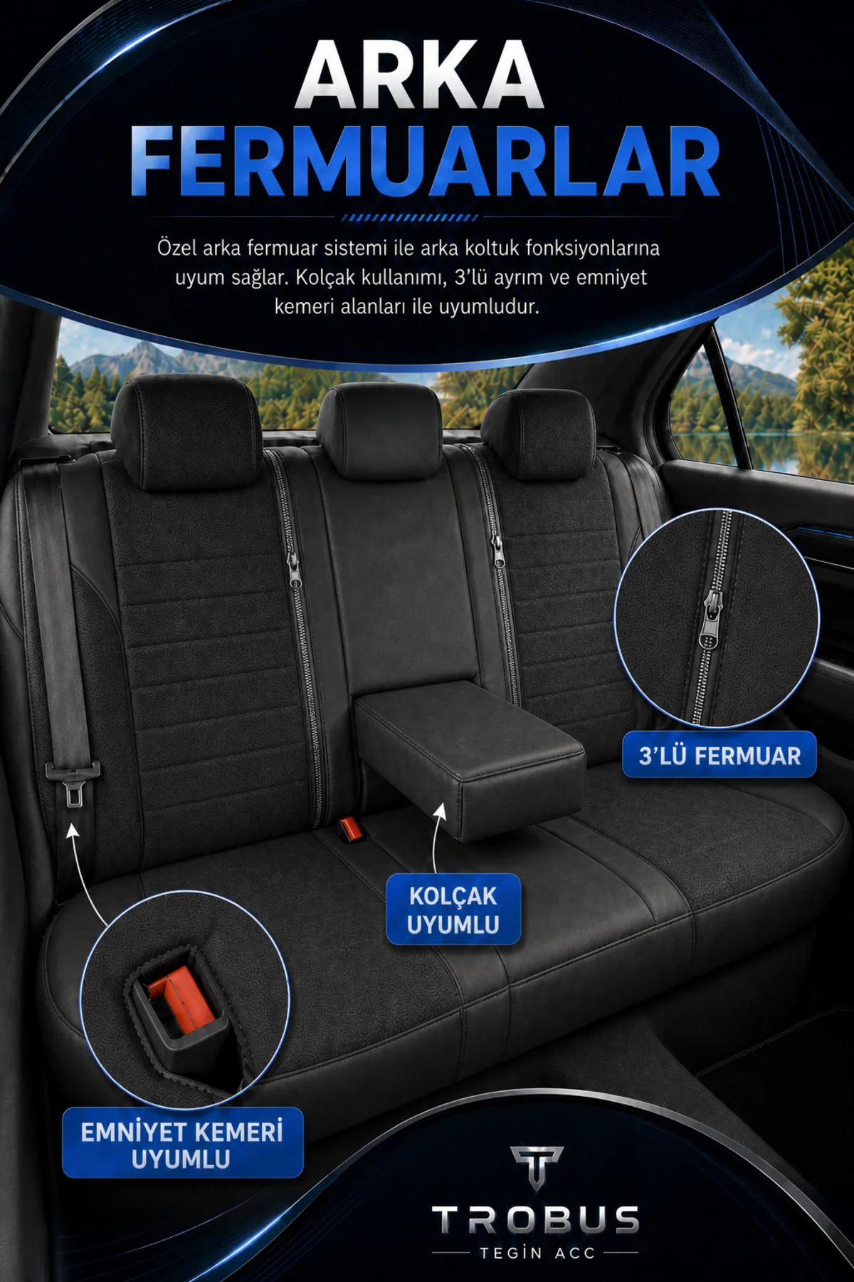 Peugeot 508 2011+ Uyumlu Nova Serisi Tay Tüyü Bel Destekli Siyah Premium Koltuk Kılıfı Fiyatı, Yorumları ve Özellikleri