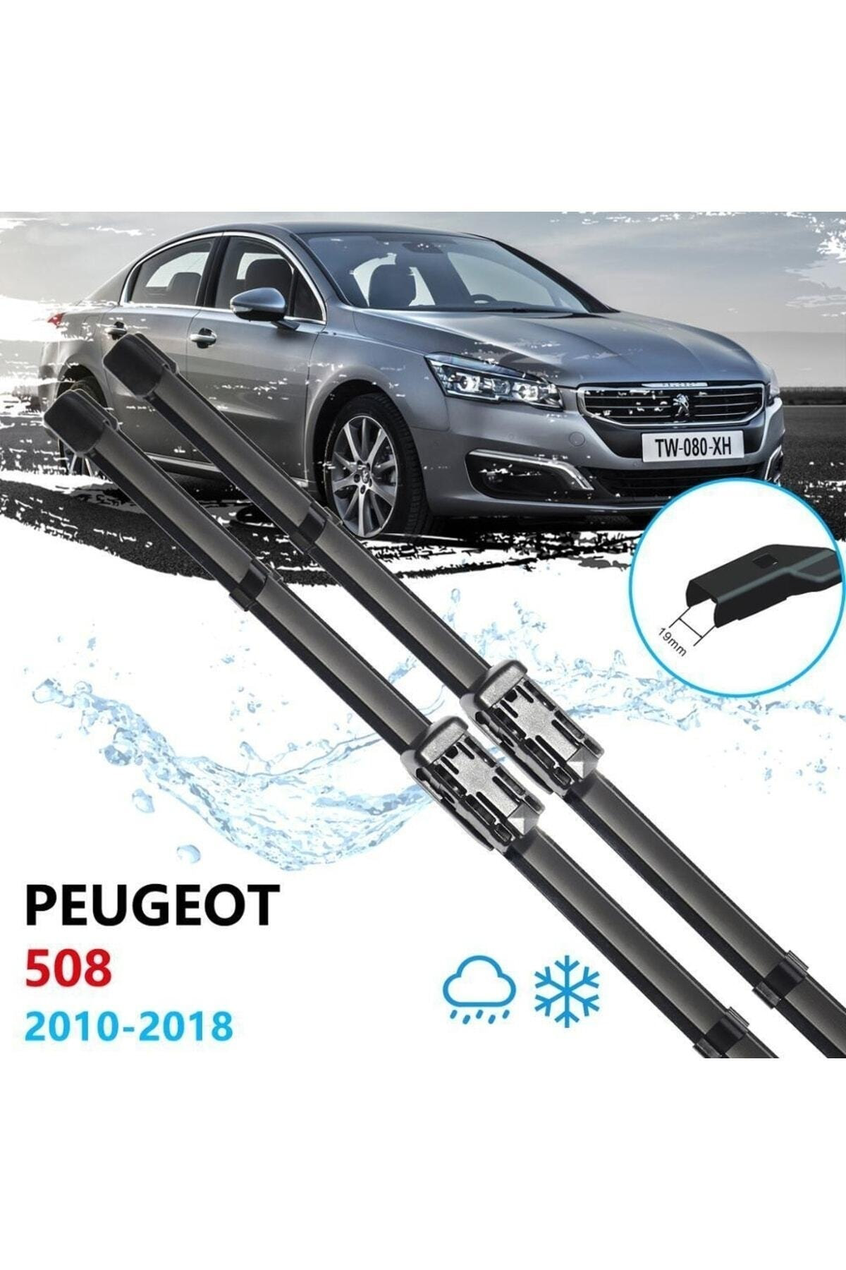 Peugeot 508 Ön Cam Muz Silecek Takımı 2010--2018