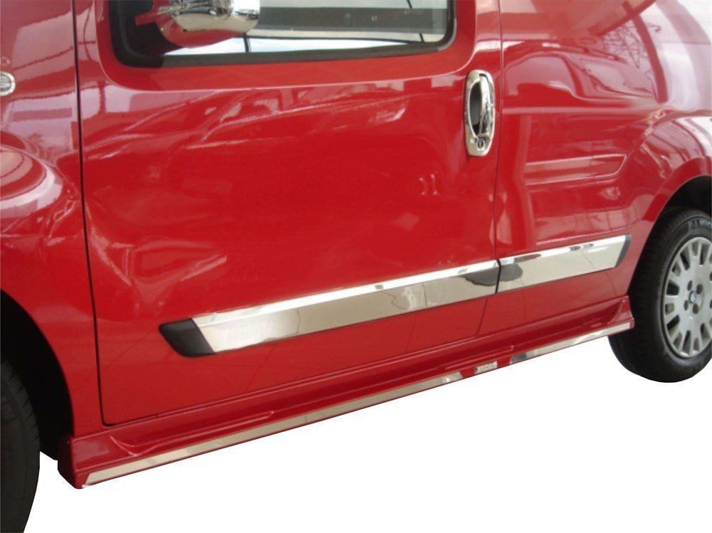 Peugeot Bipper Uyumlu Marşpiyel Kromlu 2 Parça Fiber 2008 Ve Sonr