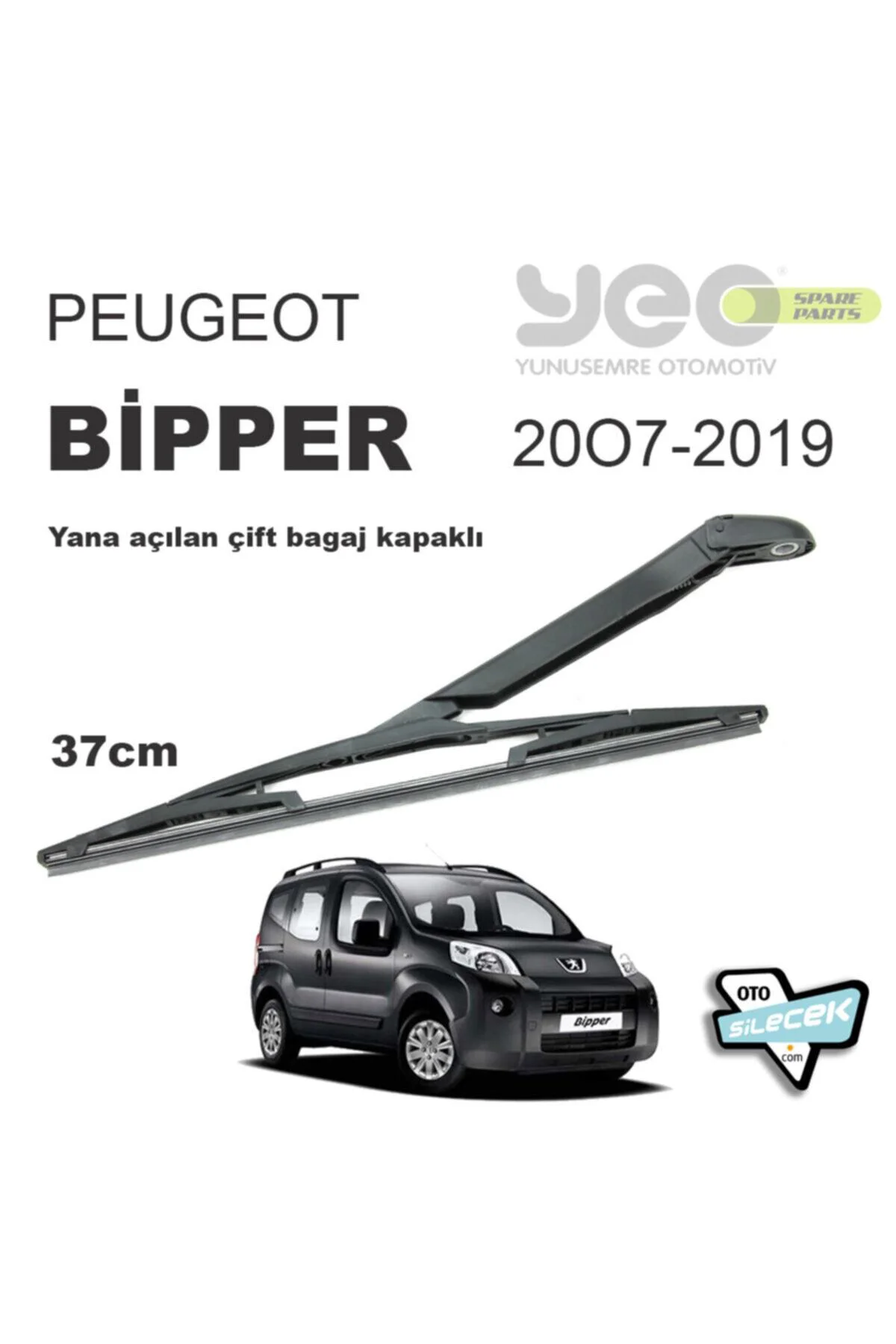 Peugeot Bipper Arka Silecek Kolu Set 2007-2019
