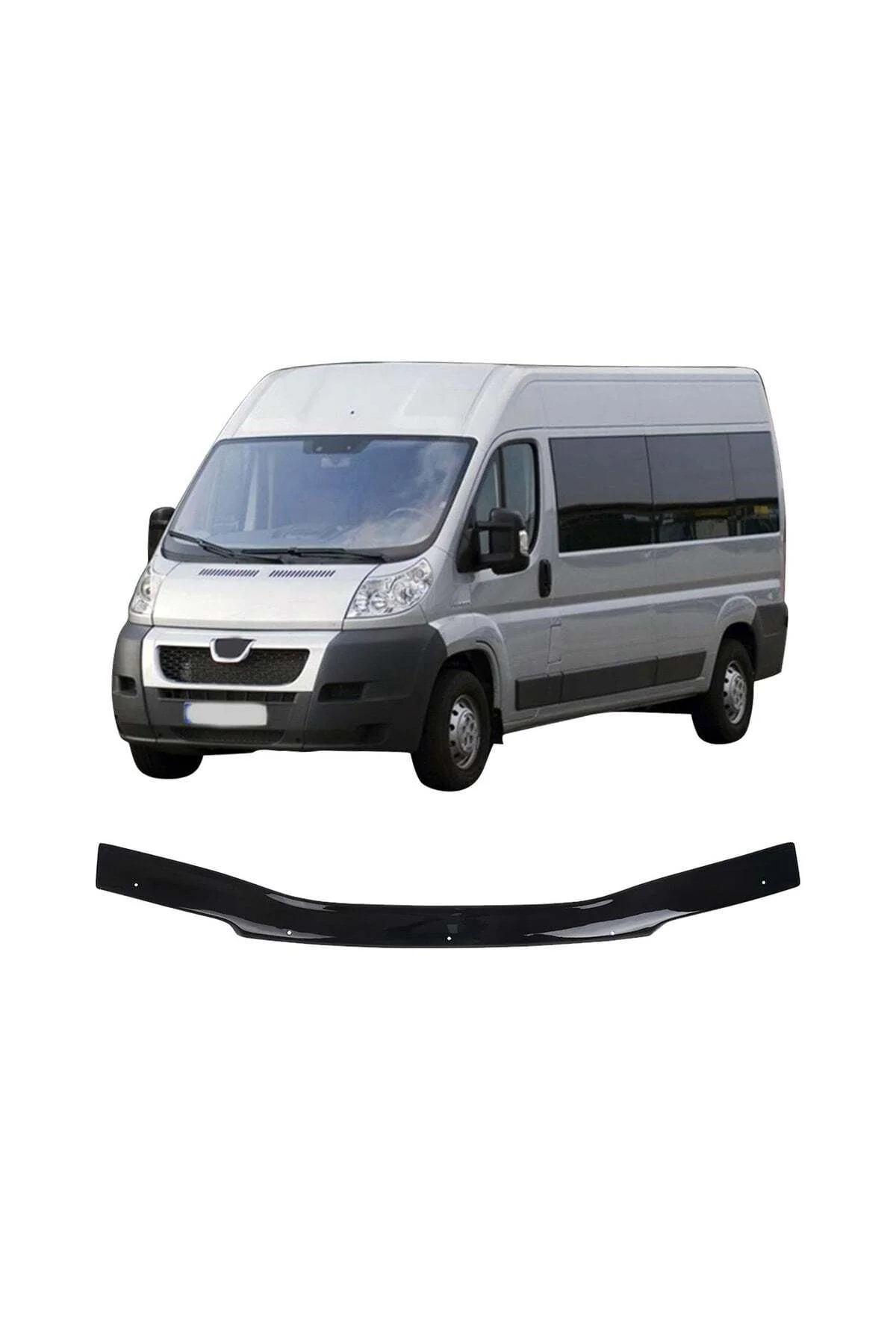 Peugeot Boxer 1994-2006 Uyumlu Kaput Rüzgarlığı Ön Kaput Koruma ABS Parlak Siyah Peugeot Boxer 1994-2006 Uyumlu Kaput Rüzgarlığı Ön Kaput Koruma ABS Parlak Siyah - Görsel 2