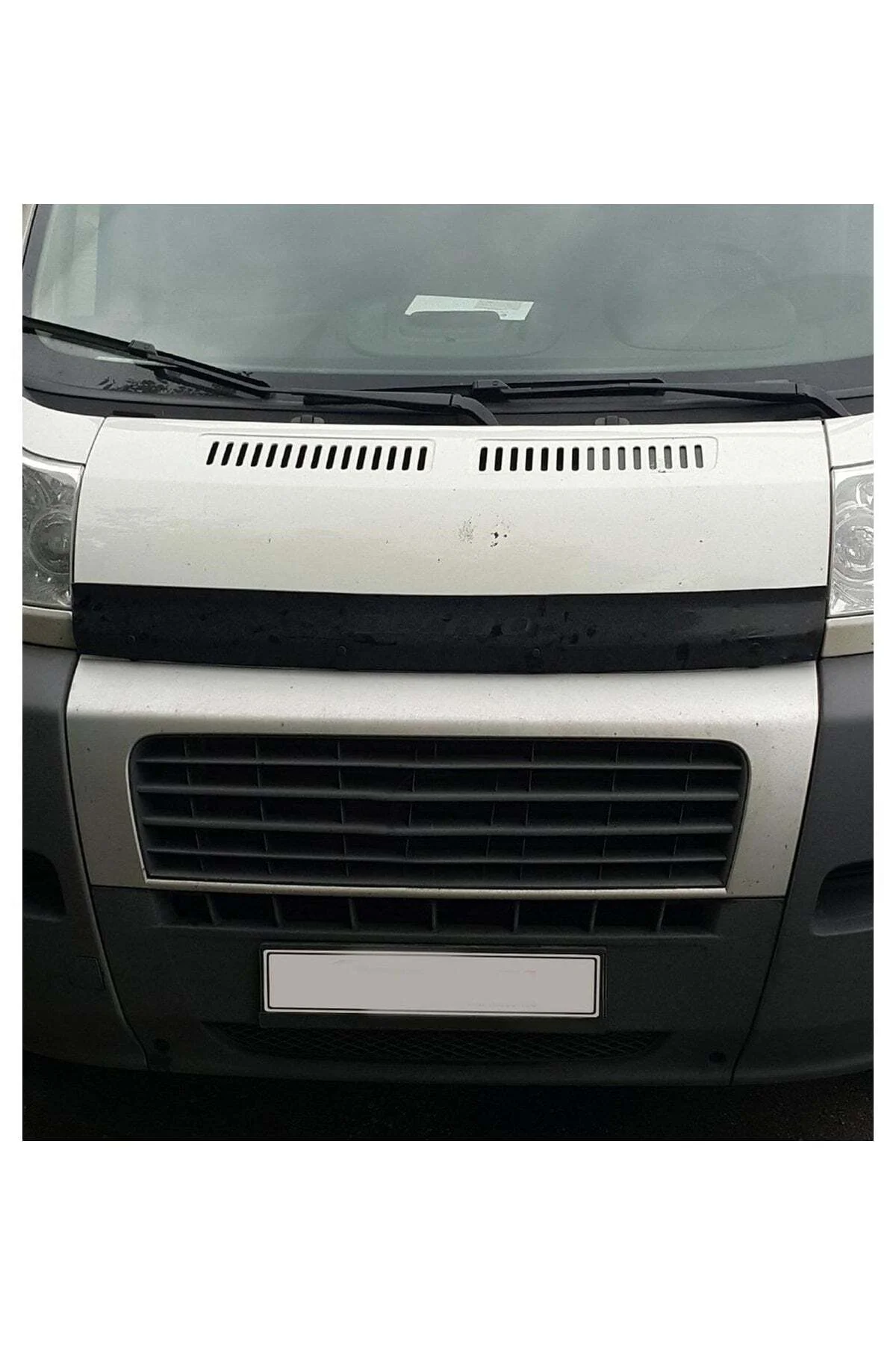 Peugeot Boxer 2006-2014 Uyumlu Kaput Rüzgarlığı Ön Kaput Koruma ABS Parlak Siyah - Görsel 2