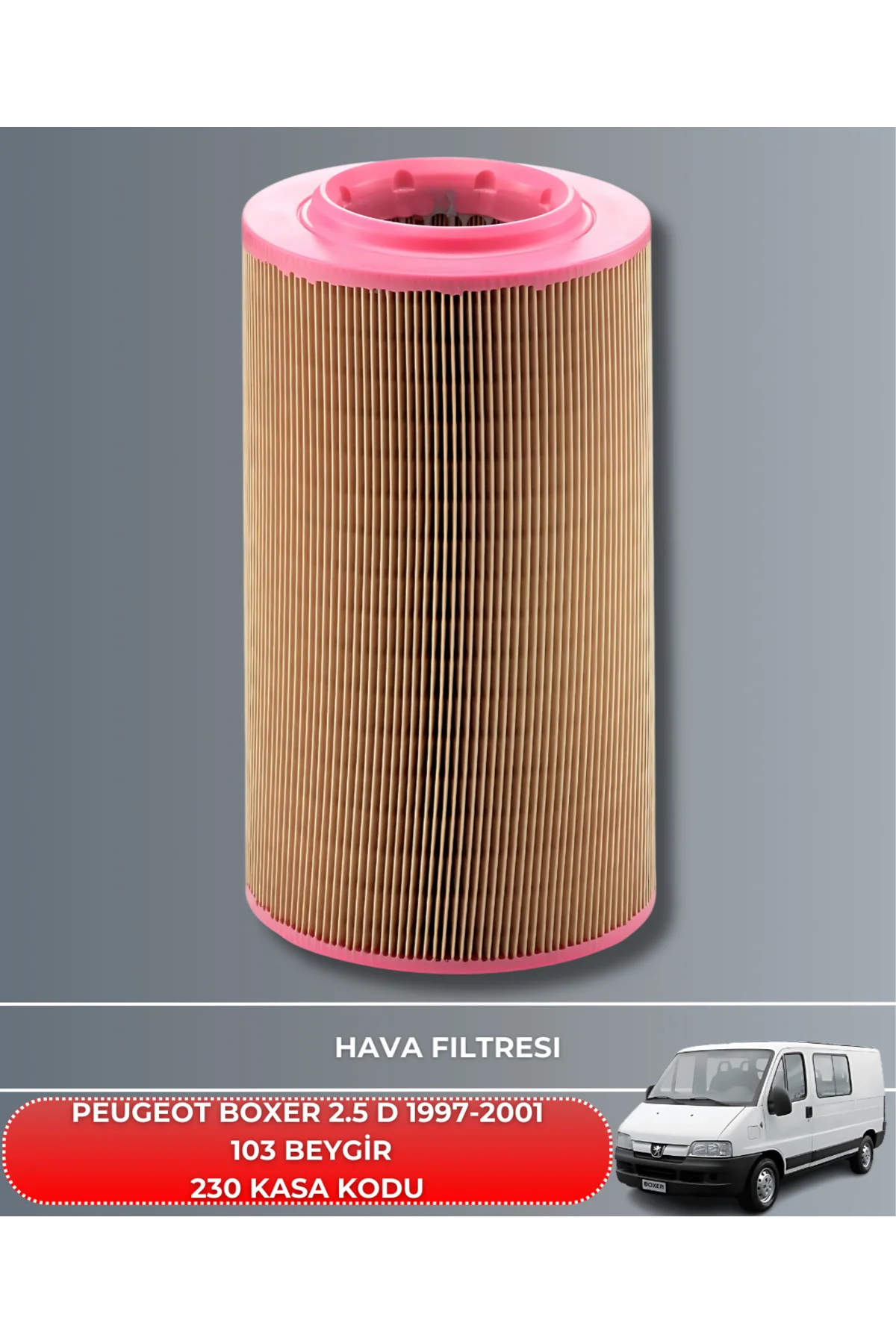 PEUGEOT BOXER 2.5 D 1997-2001 103 BEYGİR HAVA YAĞ POLEN FİLTRE BAKIM SETİ(YAĞSIZ