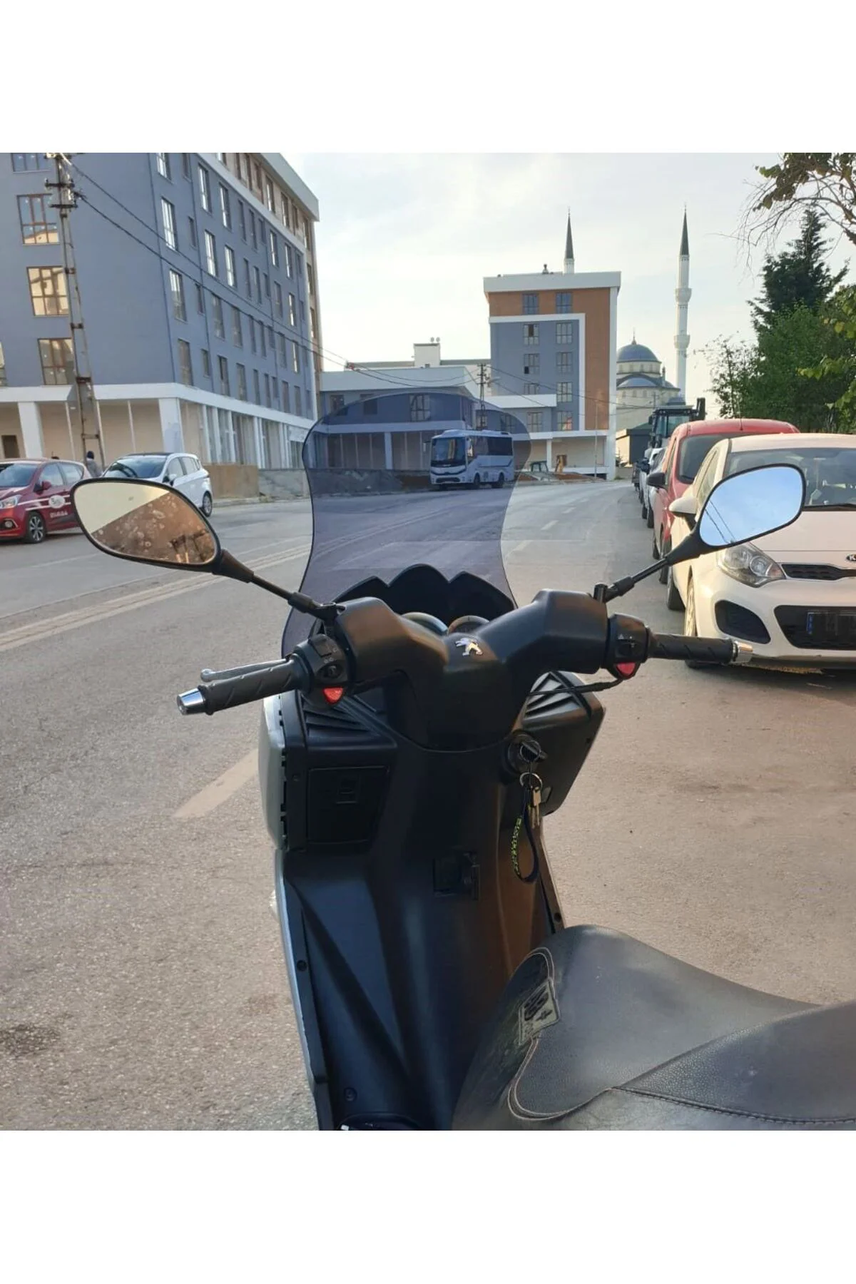 Peugeot Citystar 200 Ön Cam 2017-2018 Model 56cm Füme Renkli 4mm 