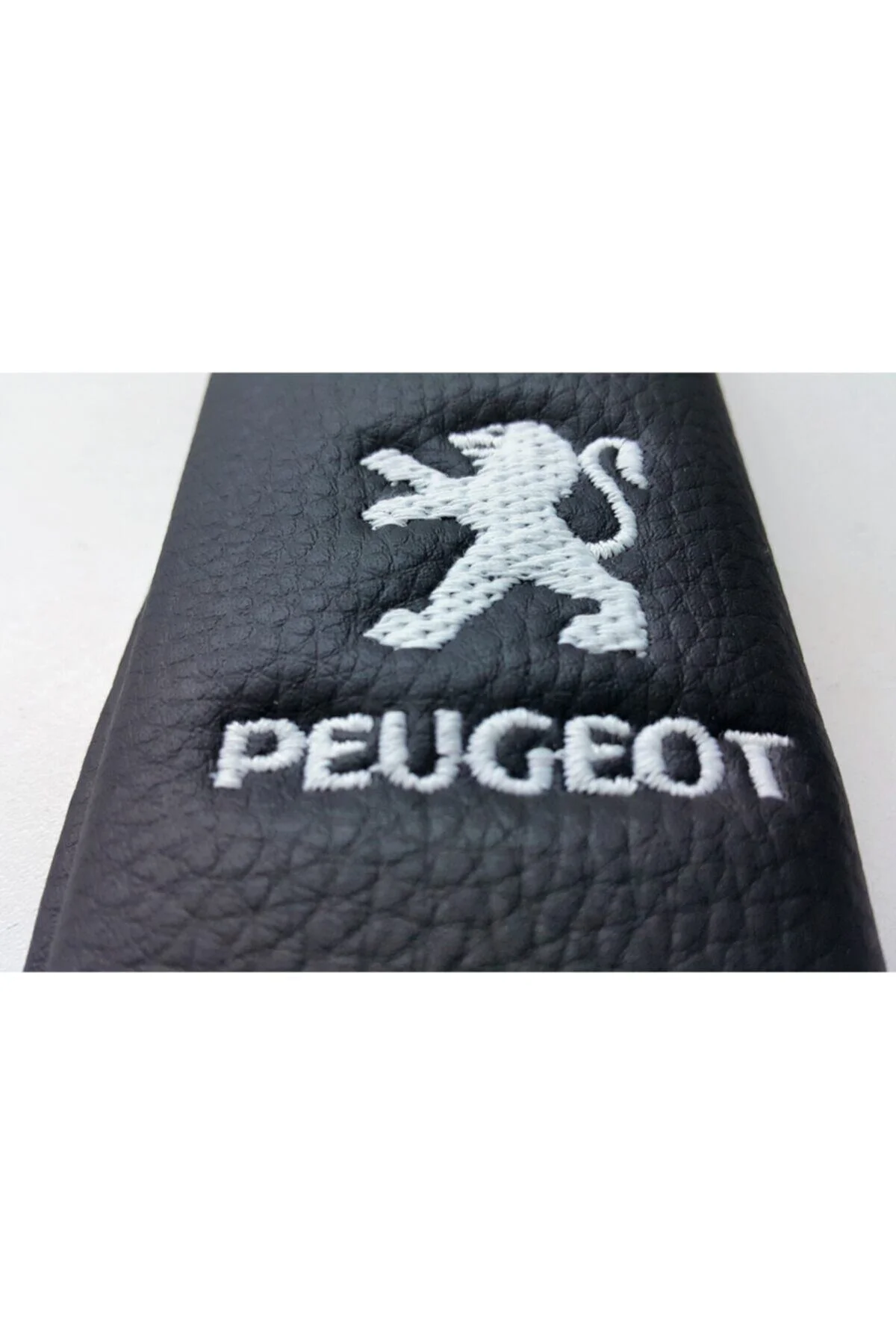 Peugeot Deri Emniyet Kemer Kılıfı Siyah - Görsel 2