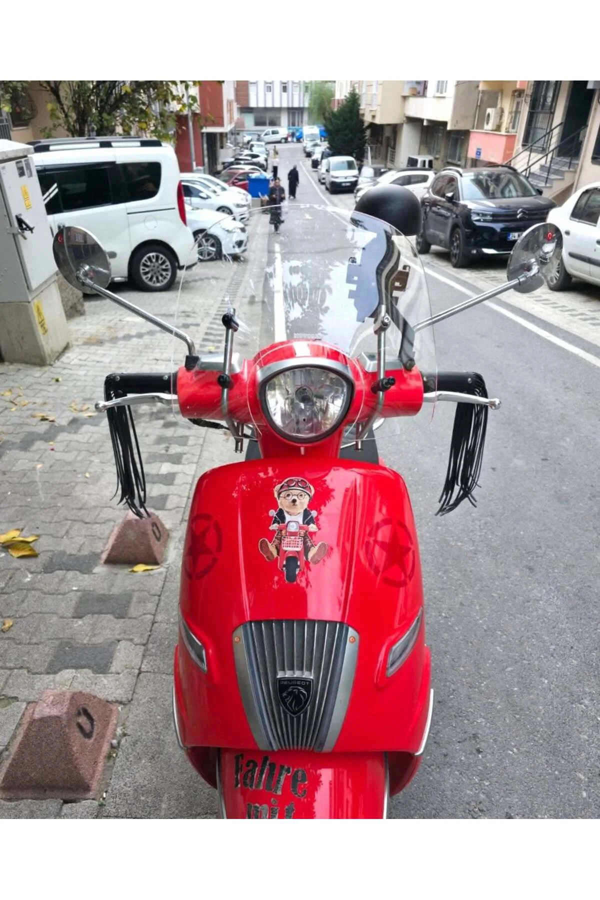 Peugeot Django Ön Cam 2017-2026 Model 37cm Şeffaf Renkli 4mm APAR