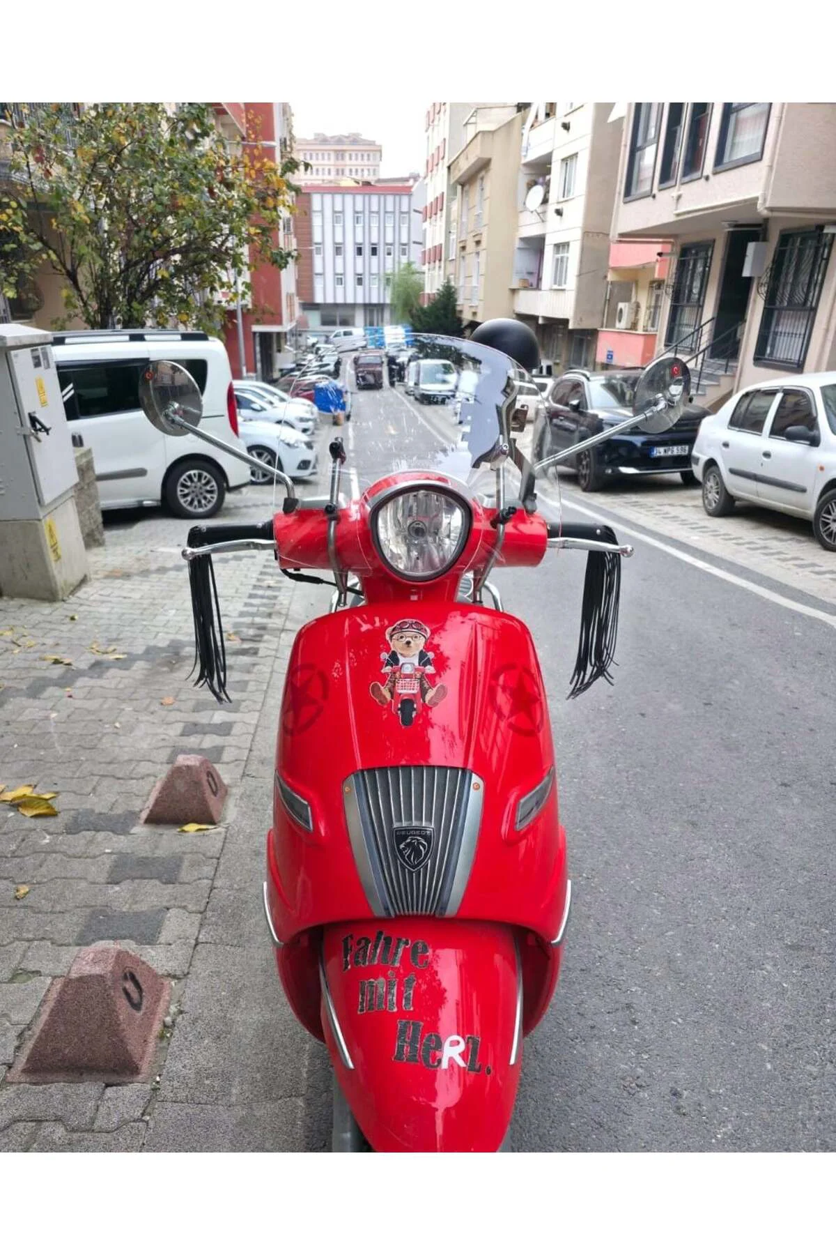 Peugeot Django Ön Cam 2017-2026 Model 37cm Şeffaf Renkli 4mm APAR