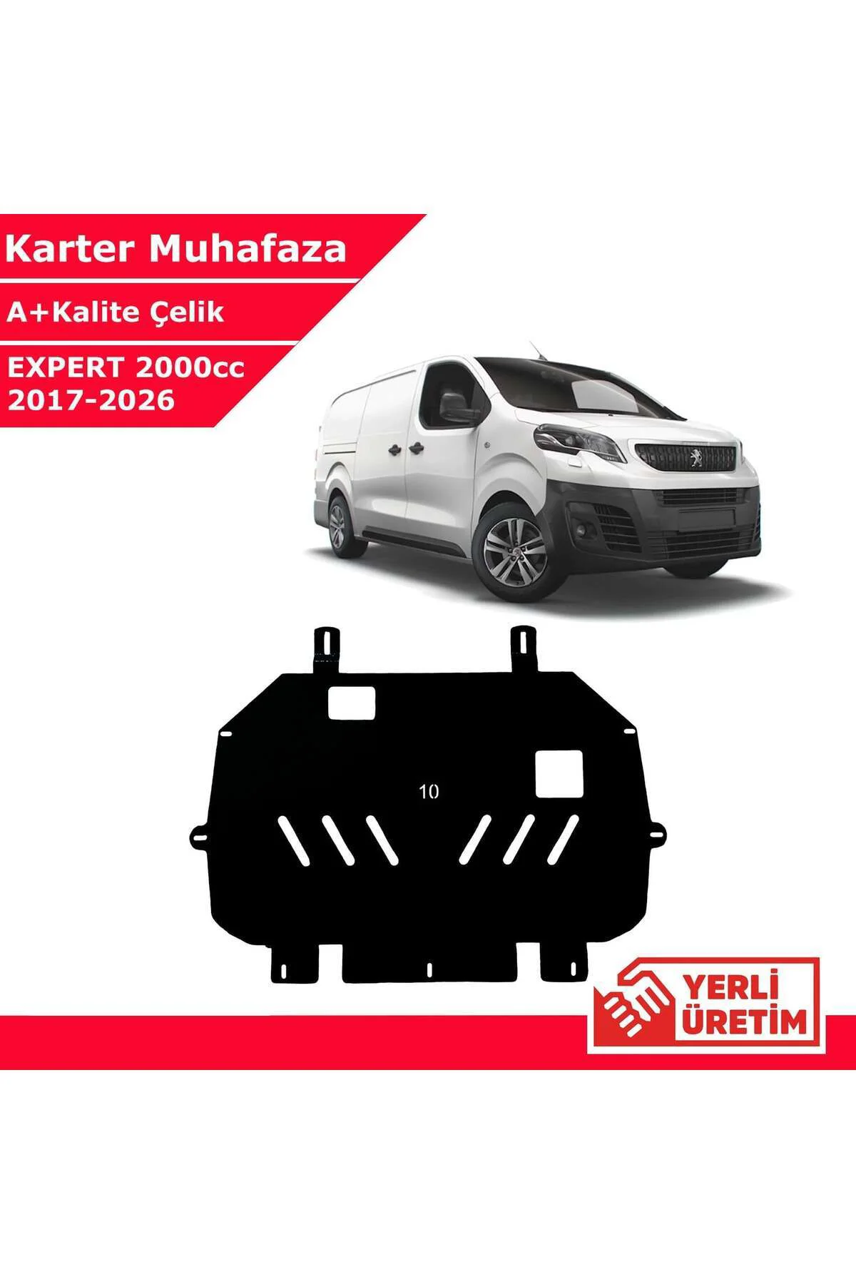 Peugeot Expert 2000cc 2017-2026 Çelik Karter Muhafaza Çelik Korum Peugeot Expert 2000cc 2017-2026 Çelik Karter Muhafaza Çelik Korum