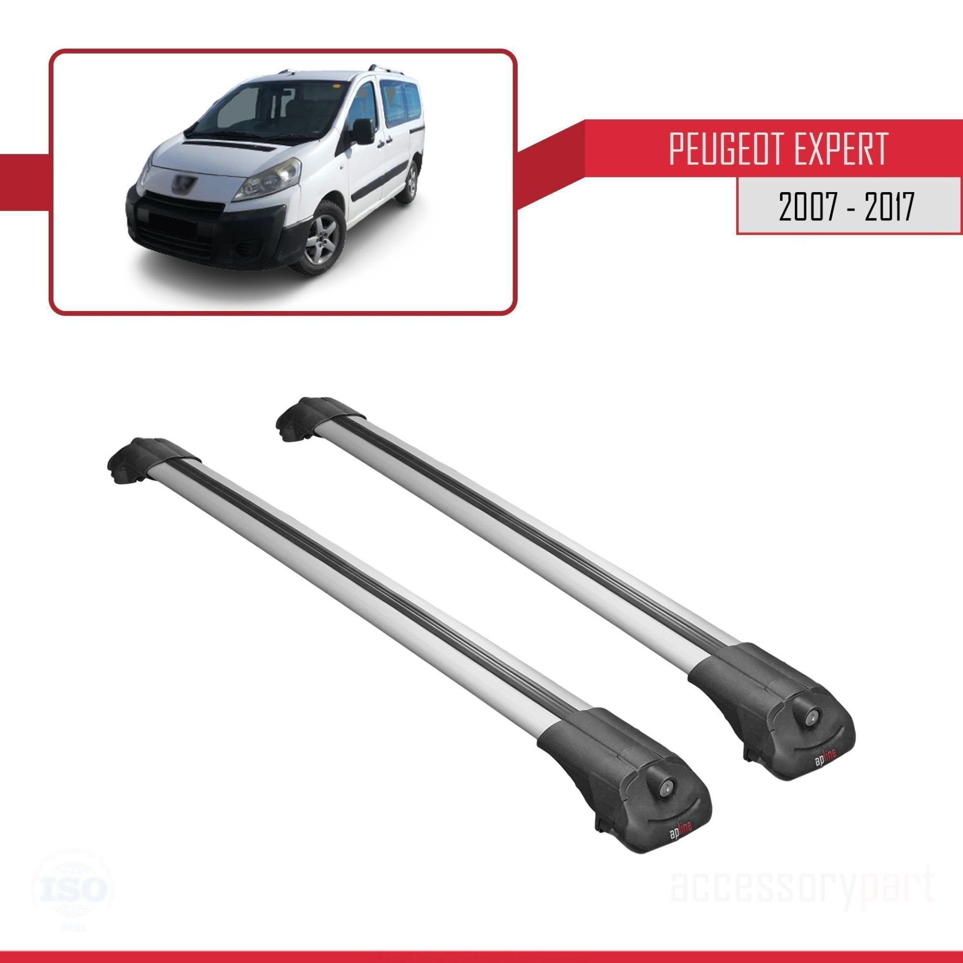 Peugeot Expert 2007-2017 Arası ile uyumlu ACE-1 Ara Atkı Tavan Ba