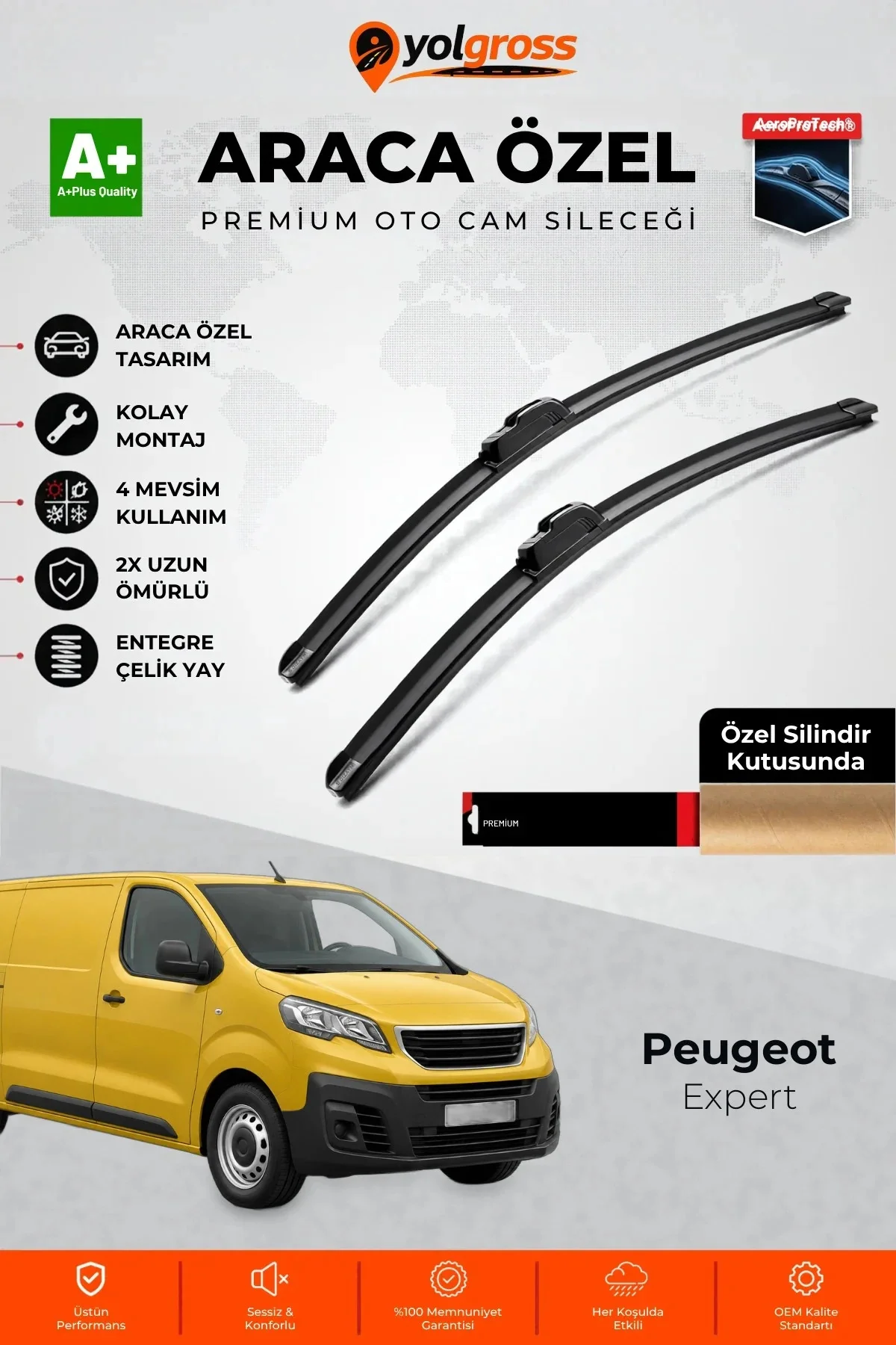 Peugeot Expert Ön Cam Silecek Seti 2016 Üzeri Premium Araca Özel 65-48 Cm A+ Kalite Peugeot Expert Ön Cam Silecek Seti 2016 Üzeri Premium Araca Özel 65-48 Cm A+ Kalite
