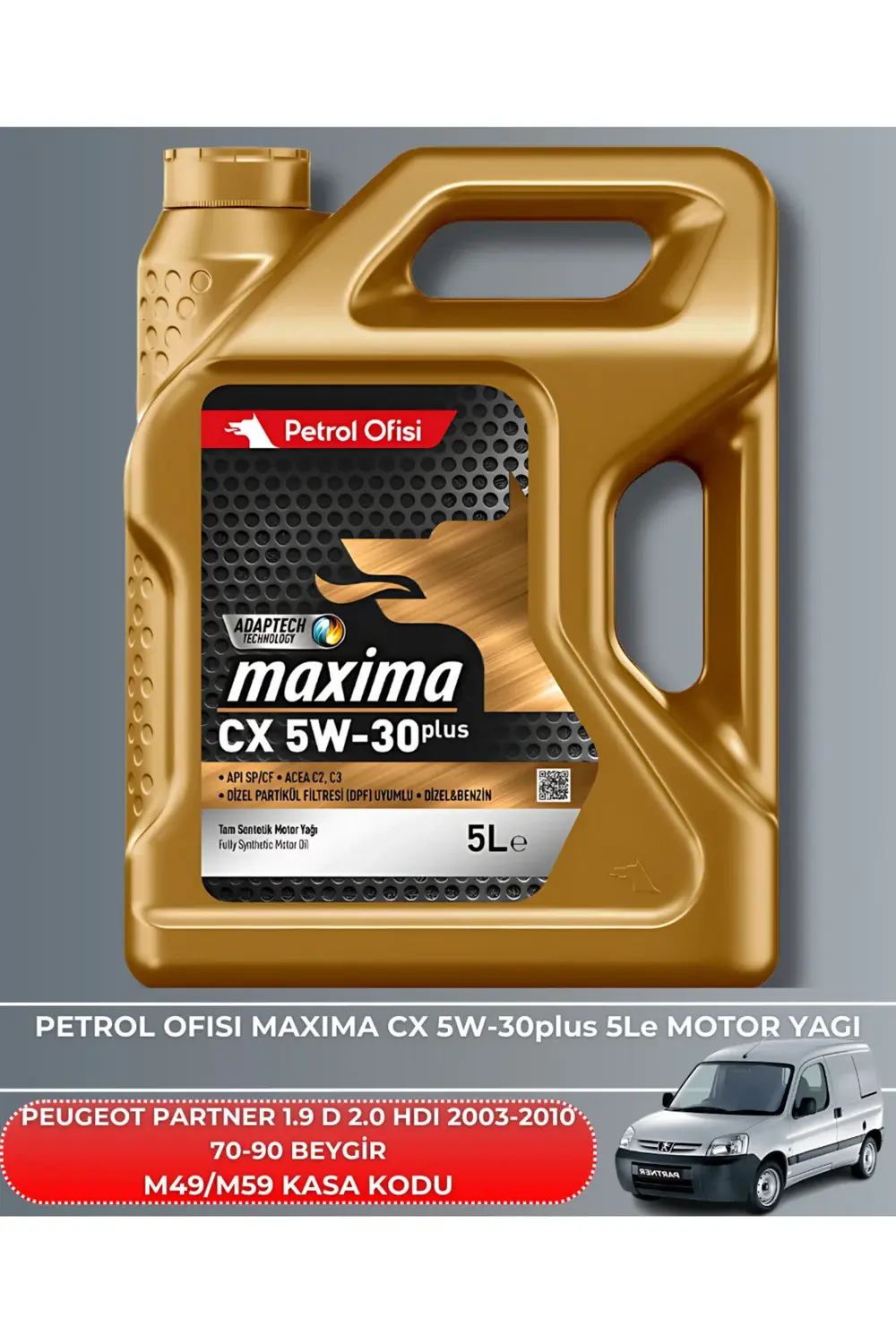 PEUGEOT PARTNER 1.9 D - 2.0 HDI 2003-2004-2005-2006-2007-2008-200