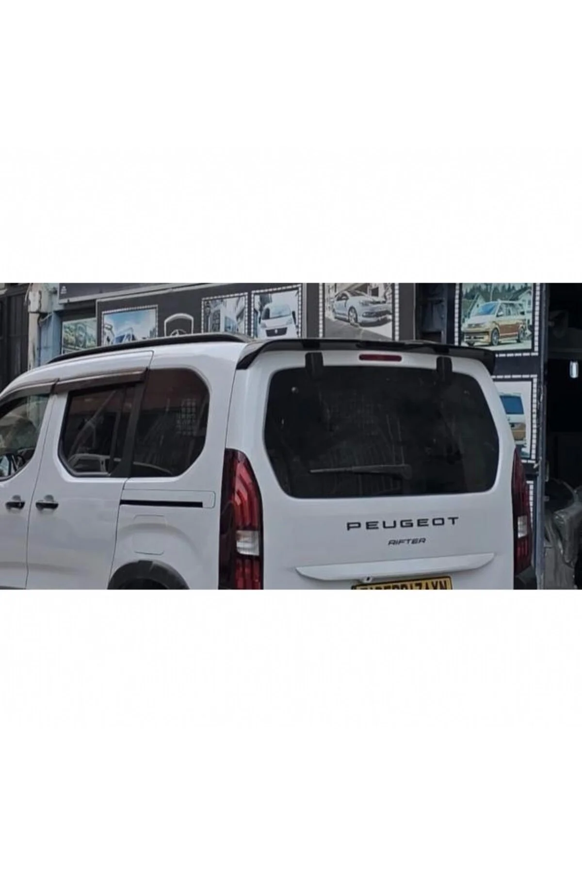 PEUGEOT PARTNER İLE UYUMLU 2009- ABS YARASA ASTARLI SPOİLER