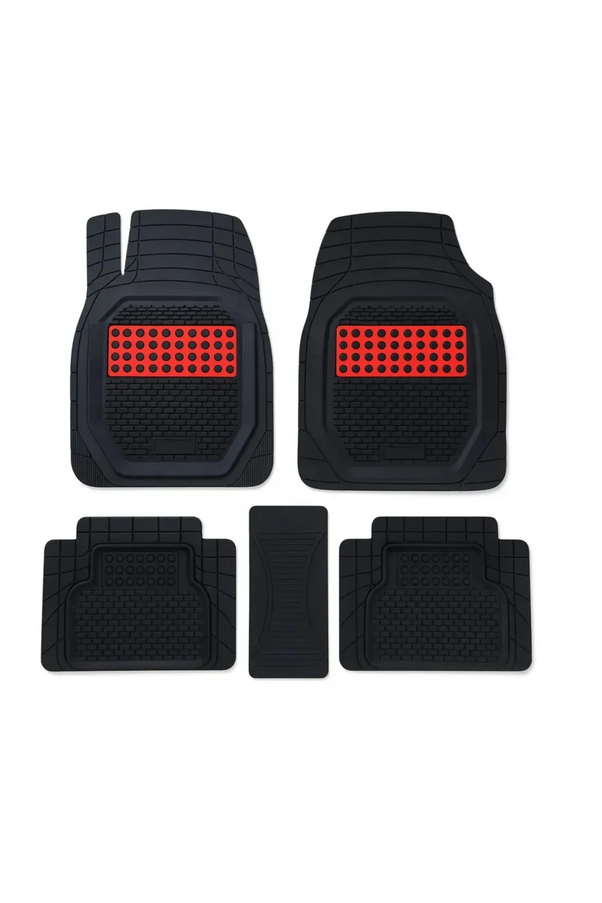 Peugeot Partner Tepe 2013 UYUMLU HAVUZLU ÜNIVERSAL YENİ NESİL PLUS PASPAS SİYAH - KIRMIZI