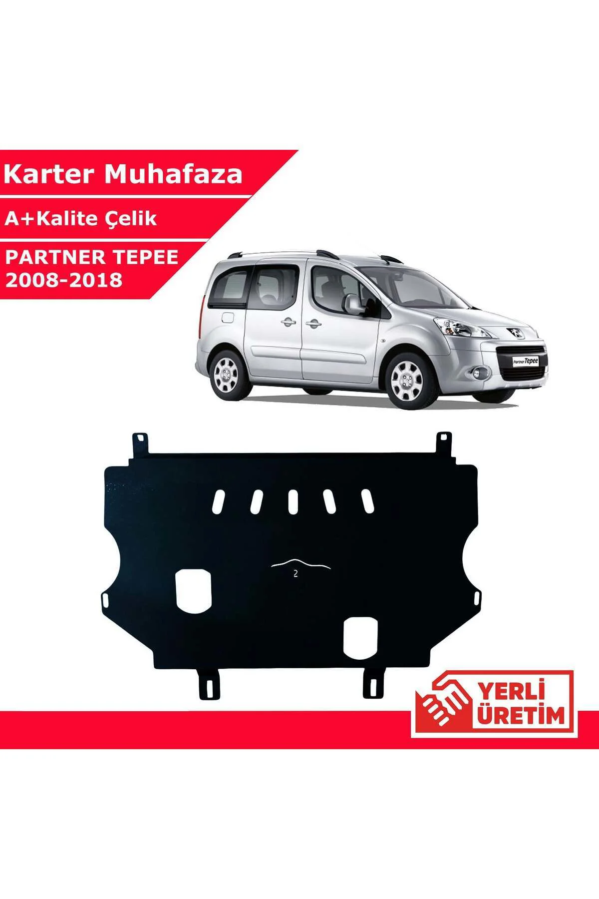 Peugeot Partner Tepee 2008-2018 Çelik Karter Muhafaza Çelik Korum Peugeot Partner Tepee 2008-2018 Çelik Karter Muhafaza Çelik Korum