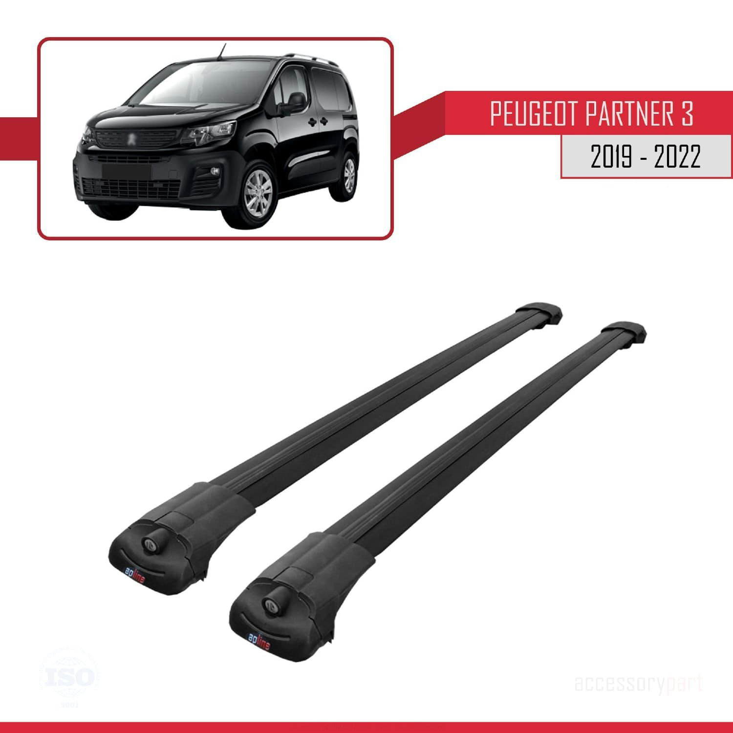 Peugeot Partner 2019-2022 Arası ile uyumlu ACE-1 Ara Atkı Tavan B