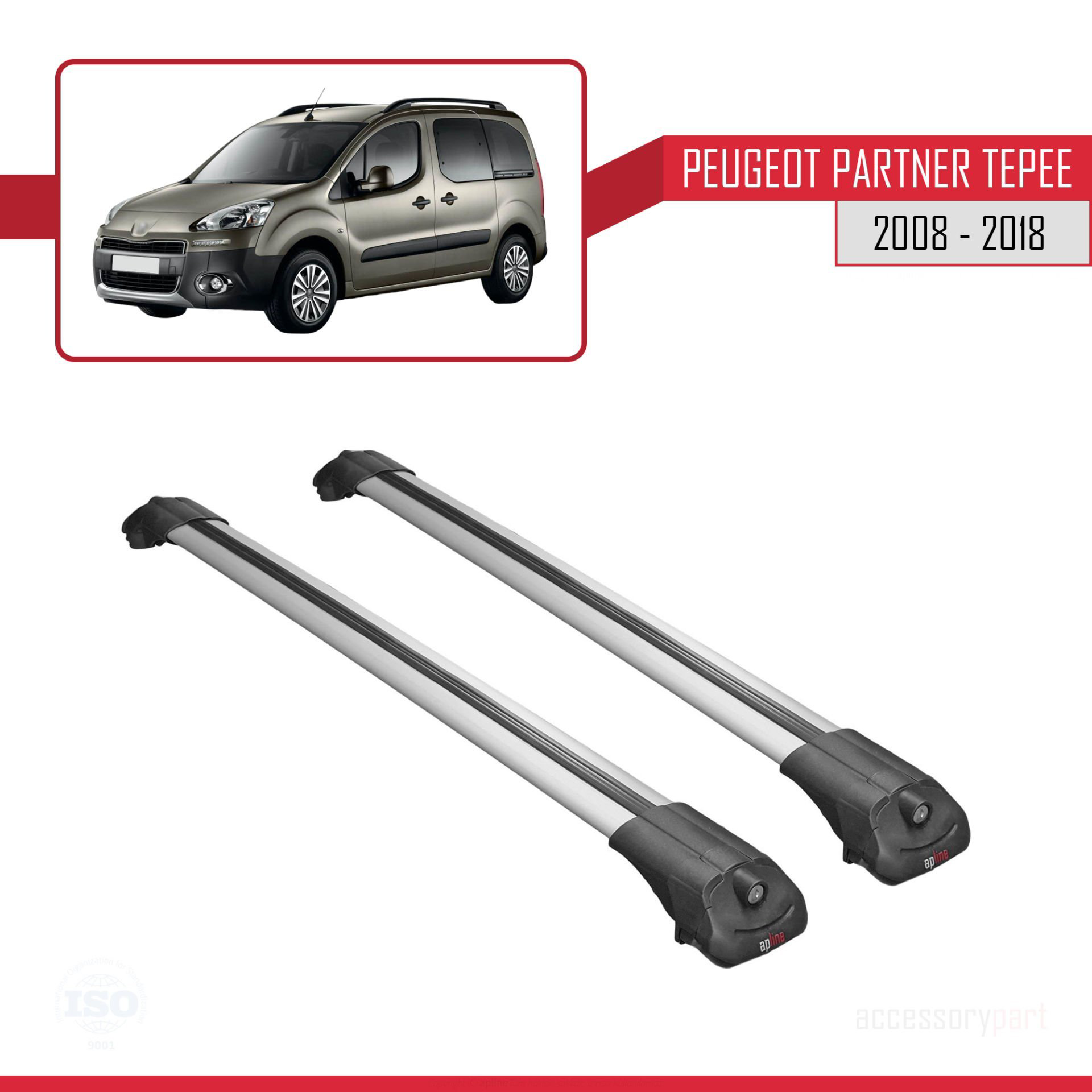 Peugeot Partner Tepee 2008-2018 Arası ile uyumlu ACE-1 Ara Atkı T