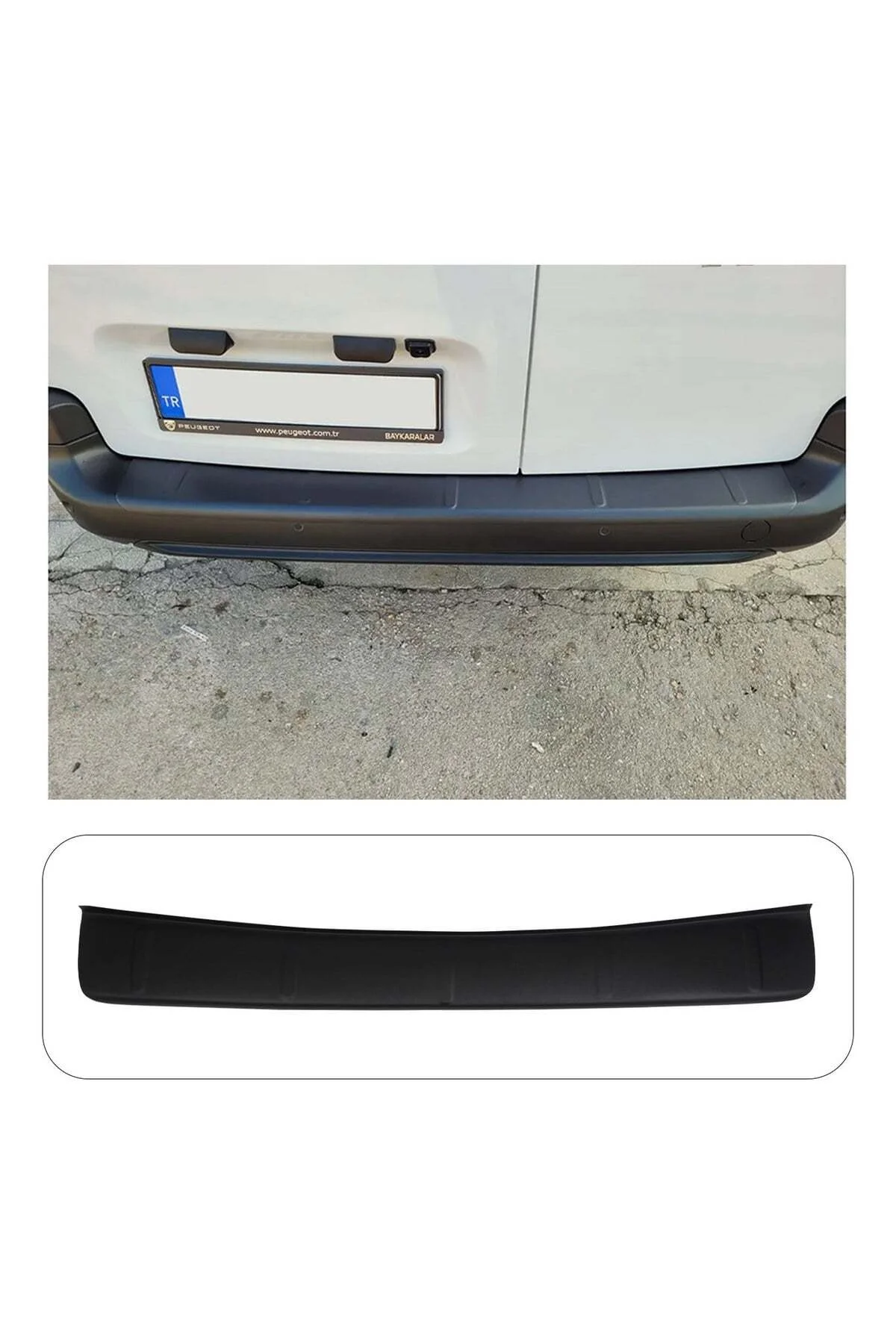 Peugeot Rifter 2019 ve Sonrası Uyumlu Arka Tampon Eşiği Koruma ABS Mat Siyah Peugeot Rifter 2019 ve Sonrası Uyumlu Arka Tampon Eşiği Koruma ABS Mat Siyah