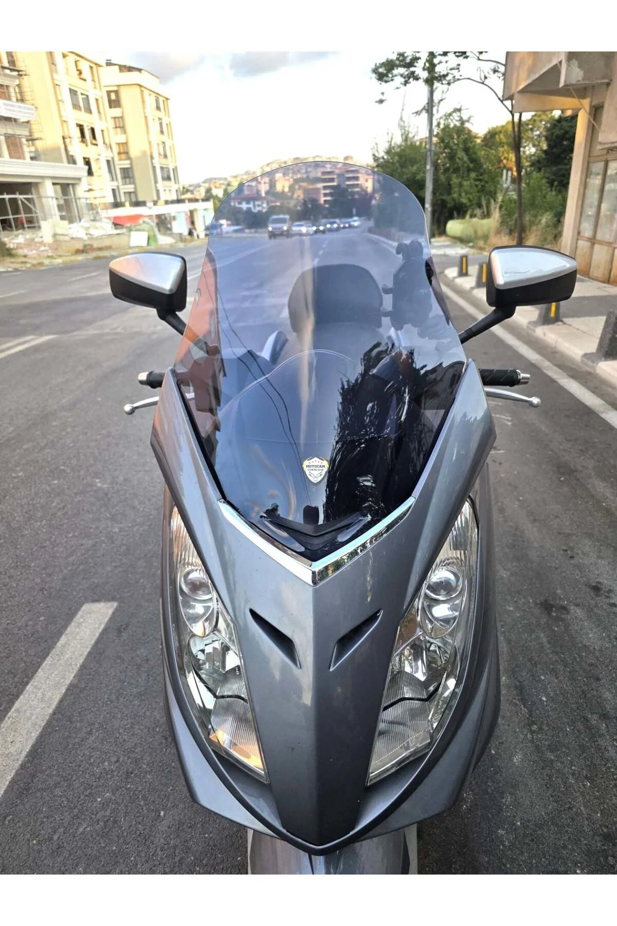 Peugeot Satelis Ön Cam 2006-2014 Model 63cm Füme Renkli 4mm