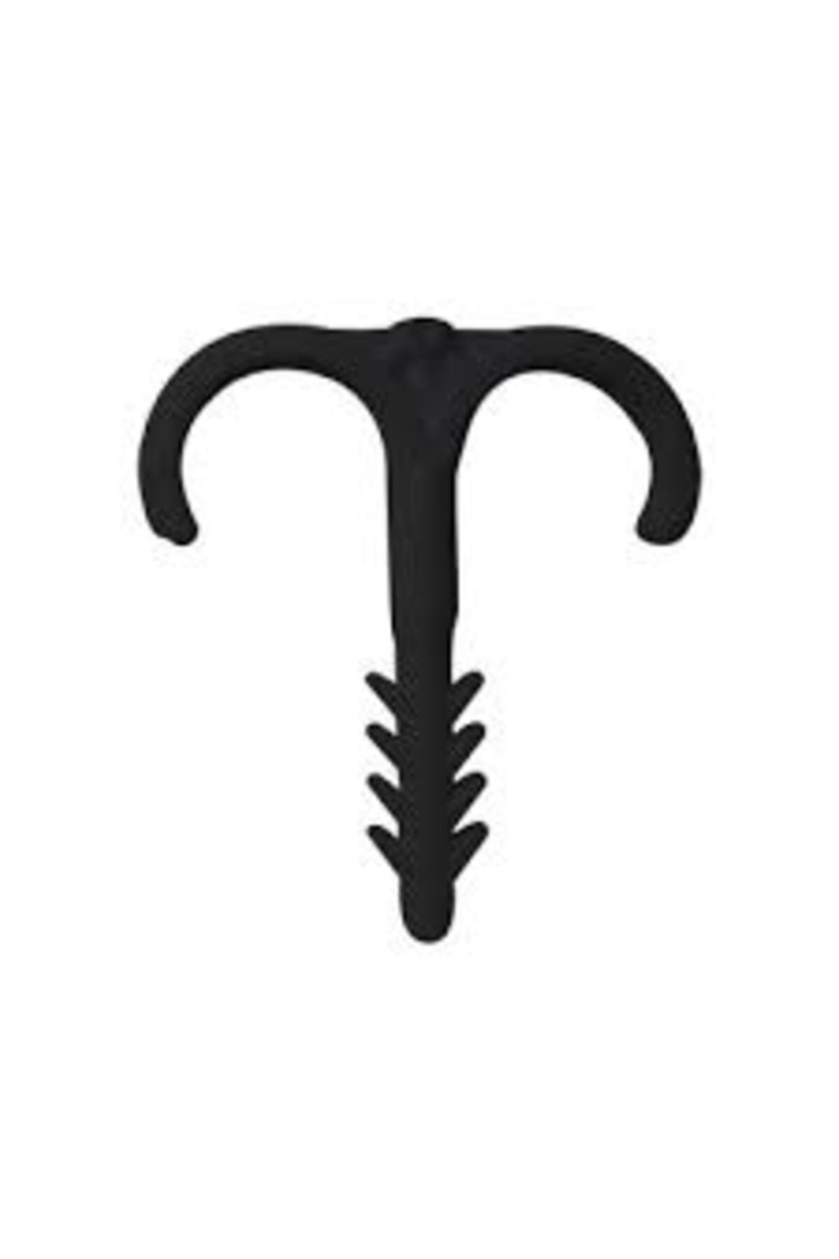 Gören Pex Dubelli Yere Tespit Kılçık Siyah (250'Li Paket) - Yerden İsıt