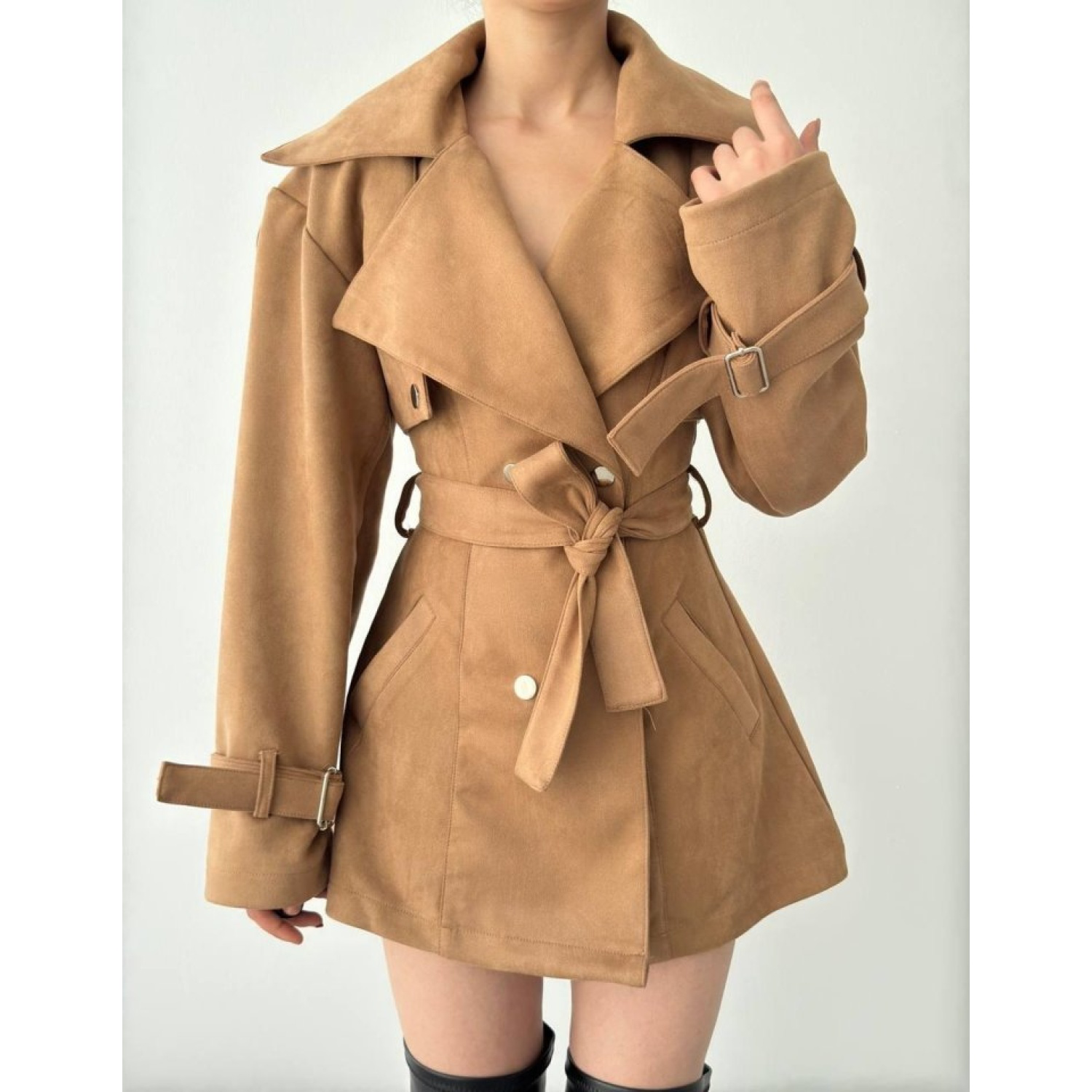 Pexa Lucky Life Kadın Kemerli Ceket Pexa Lucky Life Kadın Kemerli Ceket